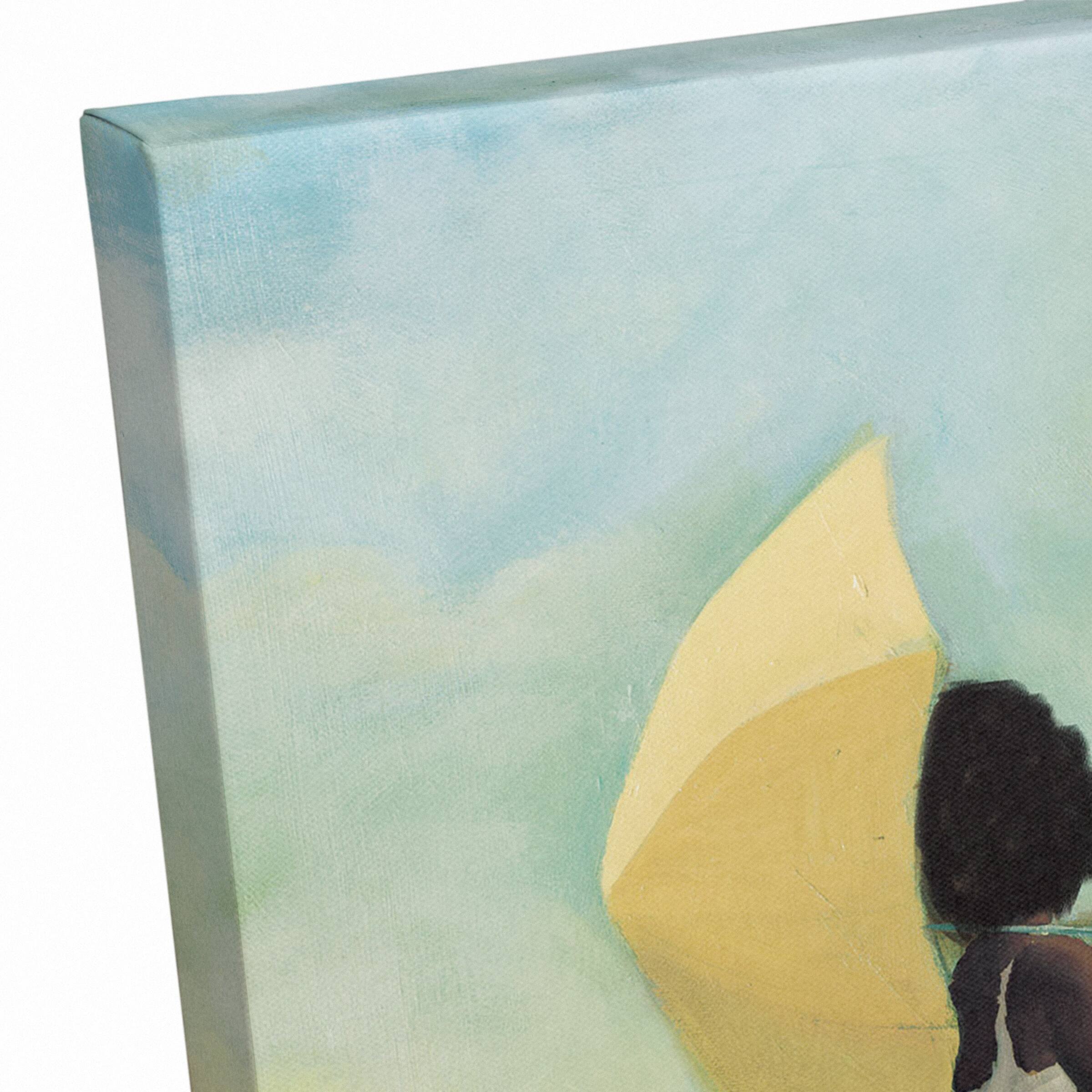 Umbrella Ladies 20" x 16" Canvas Wall Art