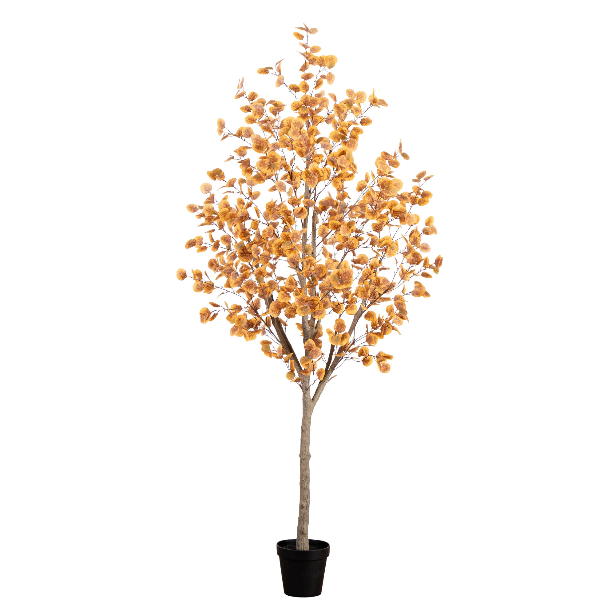 8ft. Potted Artificial Autumn Eucalyptus Tree