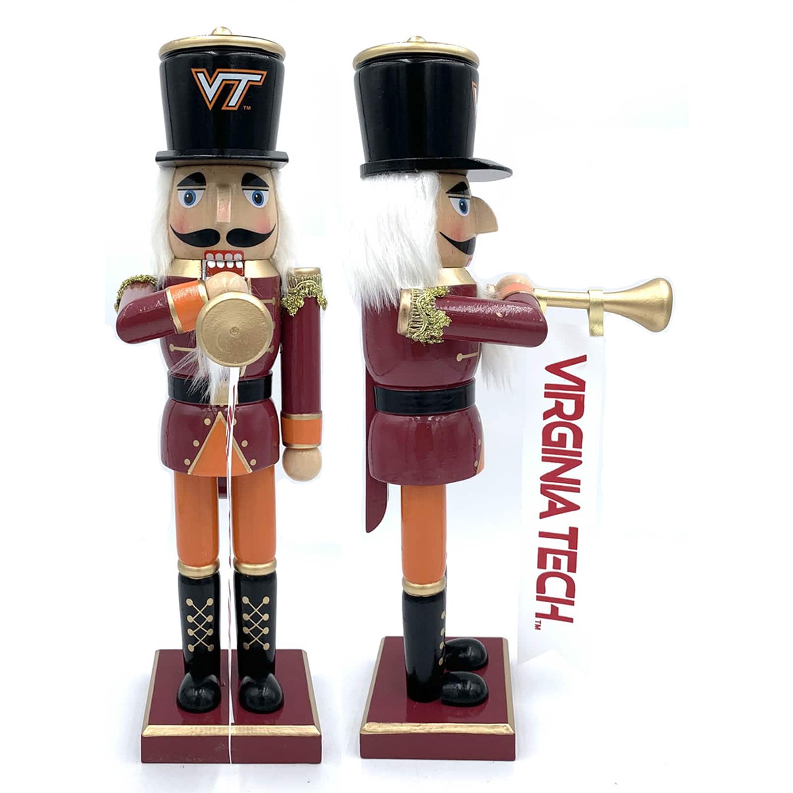 14" College Bugler Nutcracker By Santasworkshop in Virginia | 14.25" x 4" x 6.5" | Michaels®