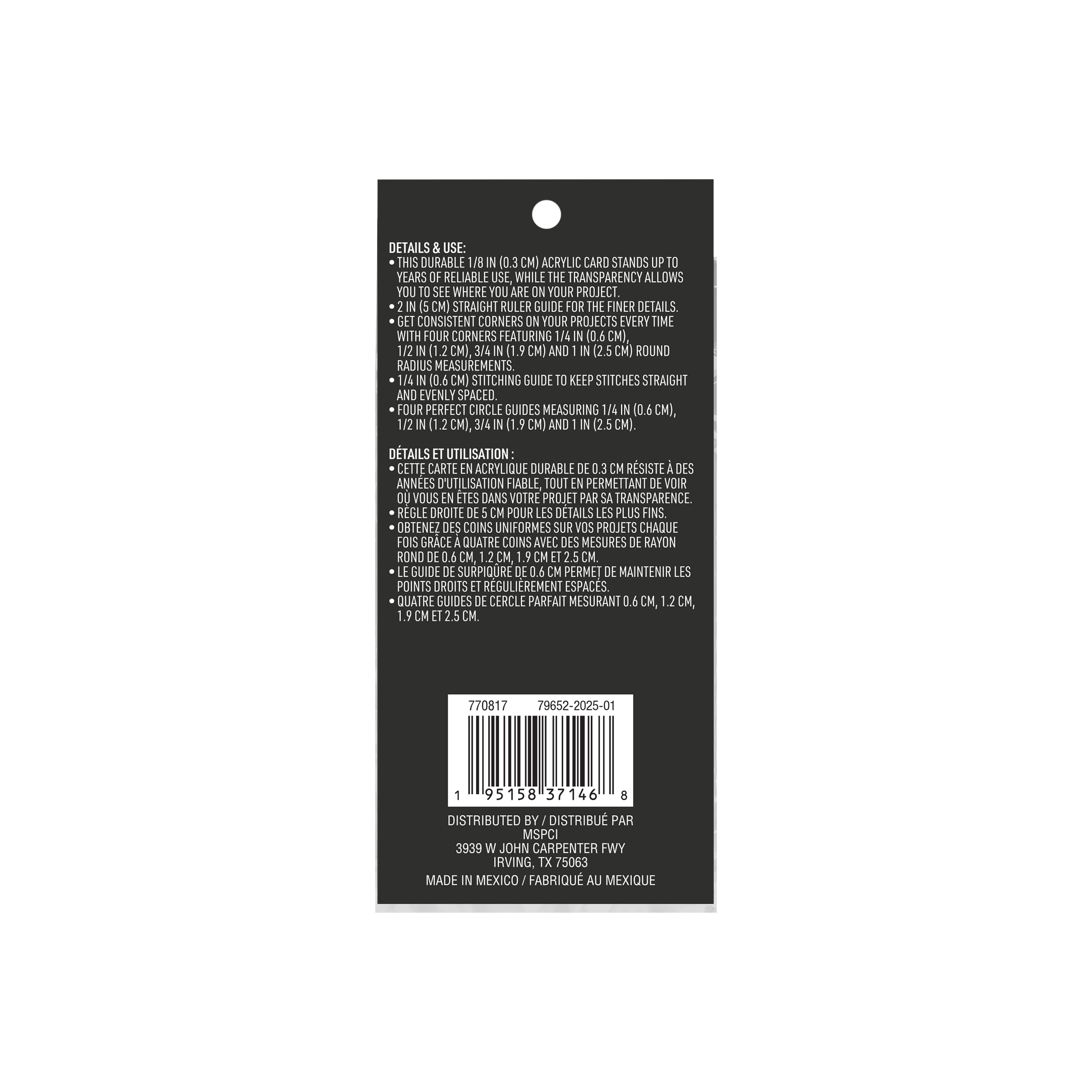 Corner Radius Template by Make Market®