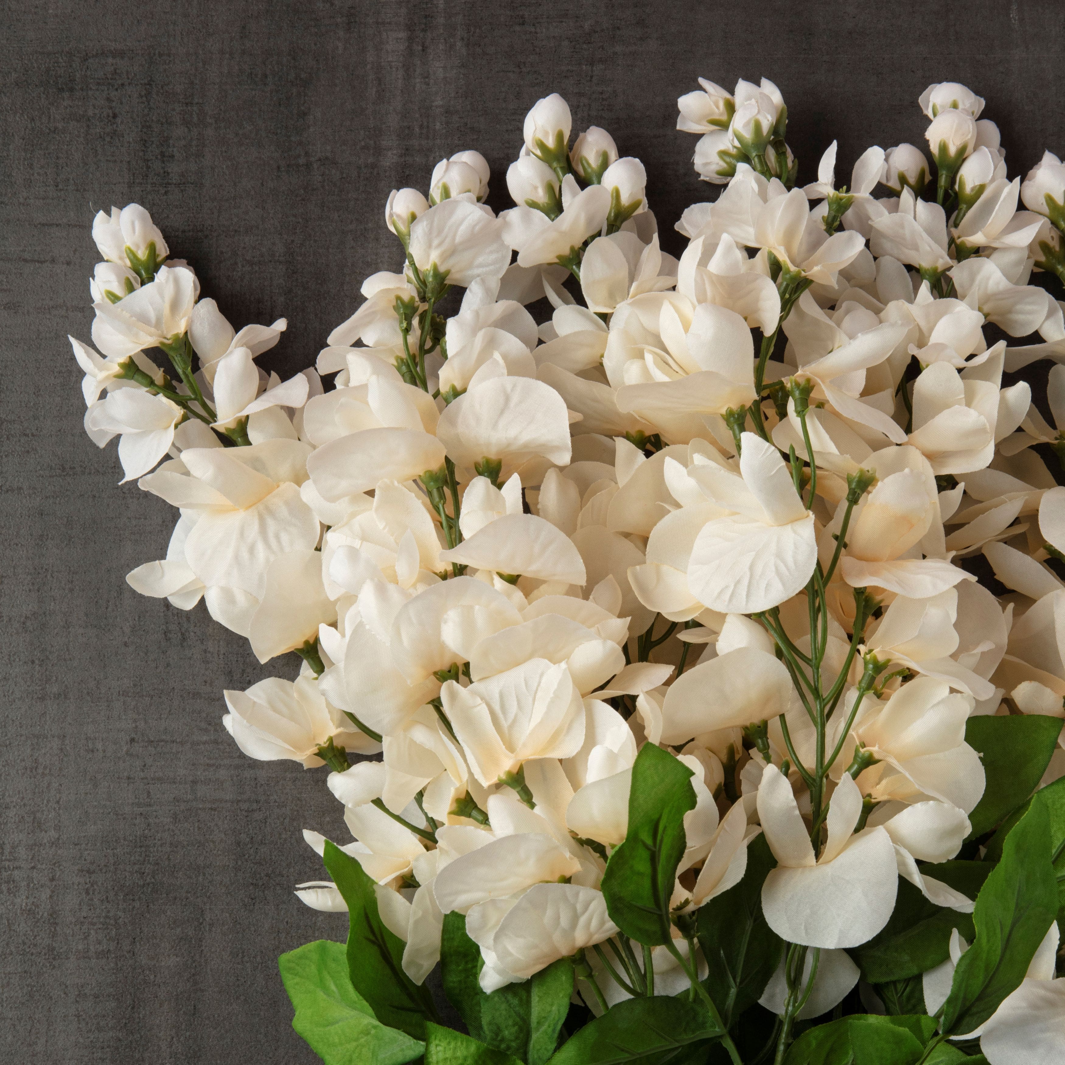 8 Pack: 17" Cream Wisteria Bush by Ashland®