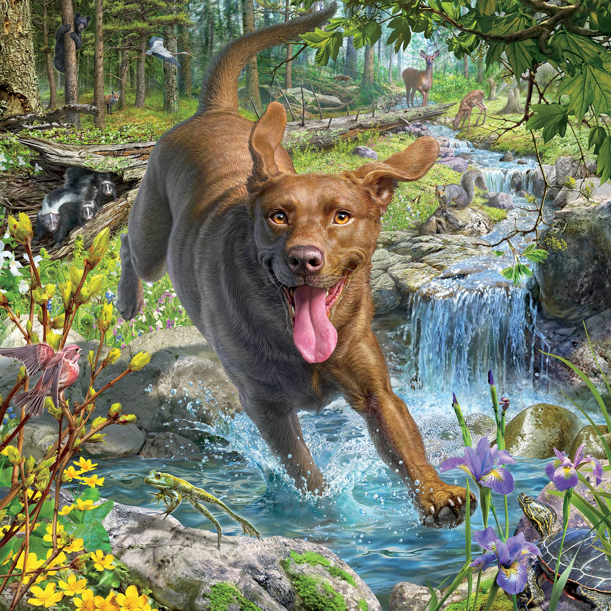 Assorted Animals 550-Piece Jigsaw Puzzle