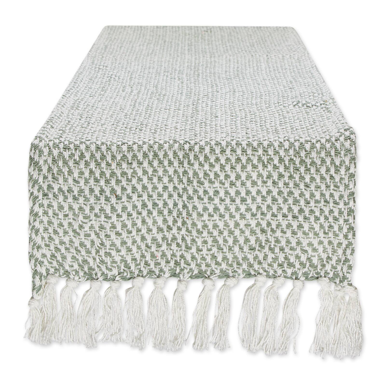 DII® 108" Woven Fringed Table Runner