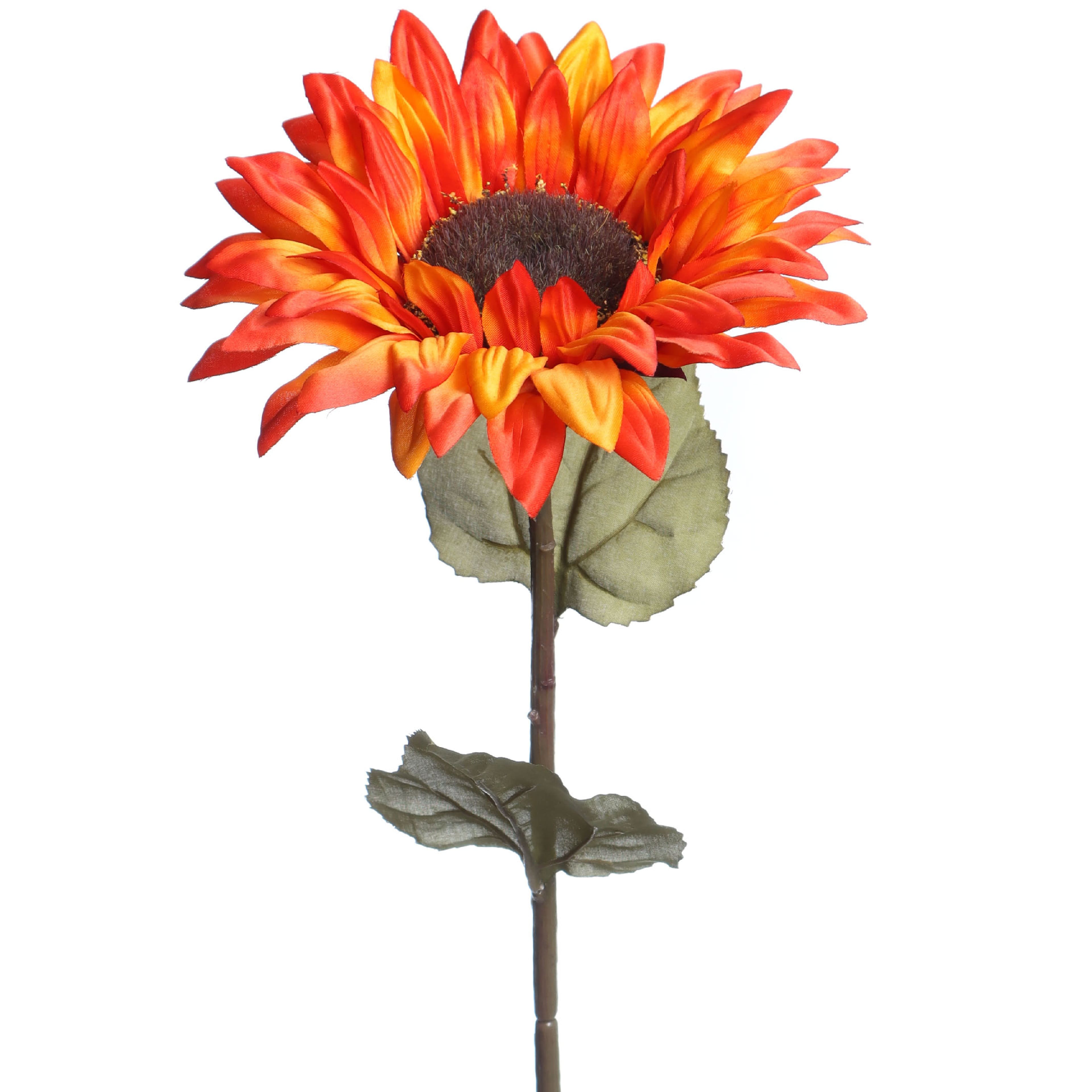 28" Orange Sunflower Stem by Ashland®