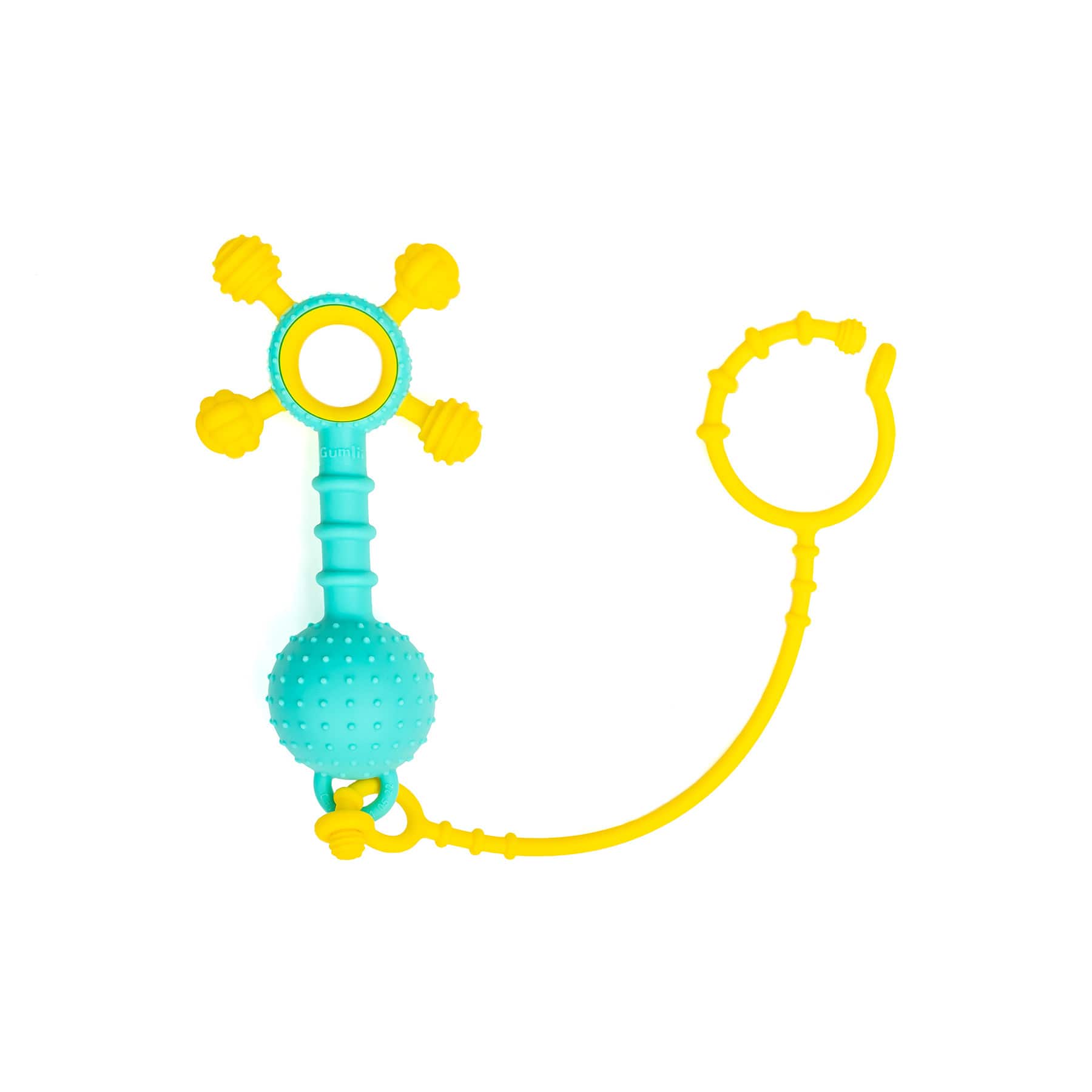 Mobi Gumlii® Silicone Teether with Attachable Rattle
