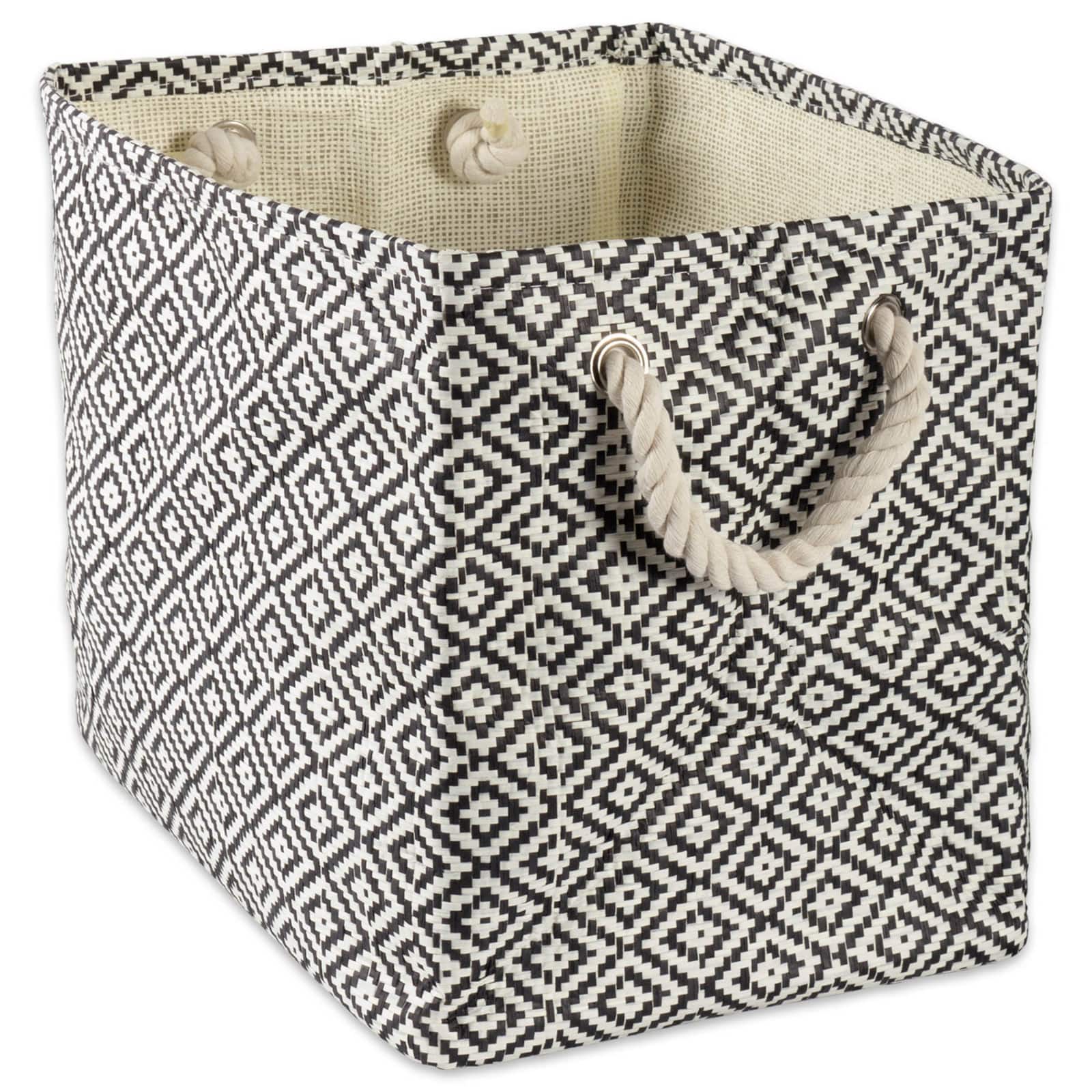 DII® Small Geo Diamond Rectangle Paper Bin