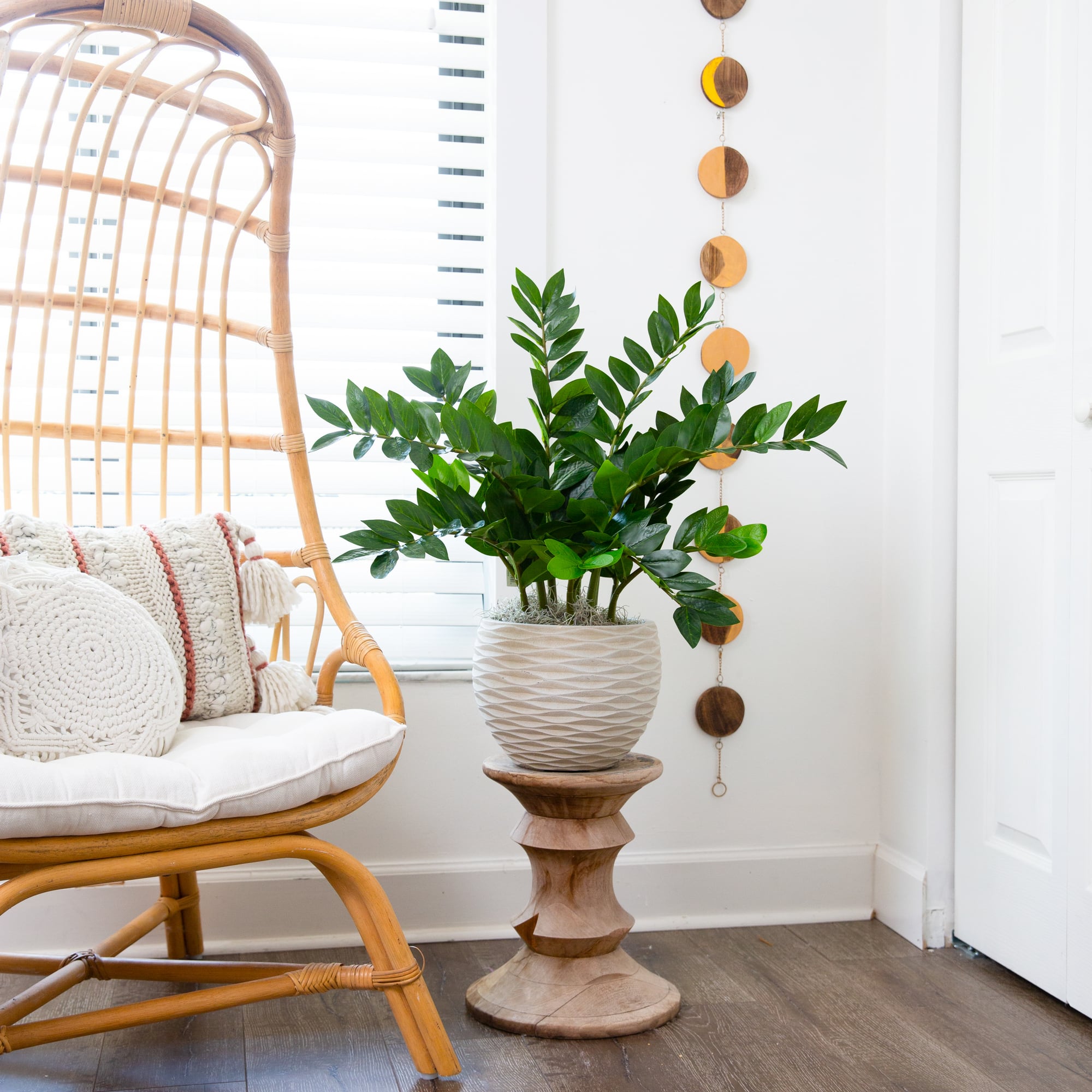 28" Artificial Zamioculcas Plant with Decorative Planter