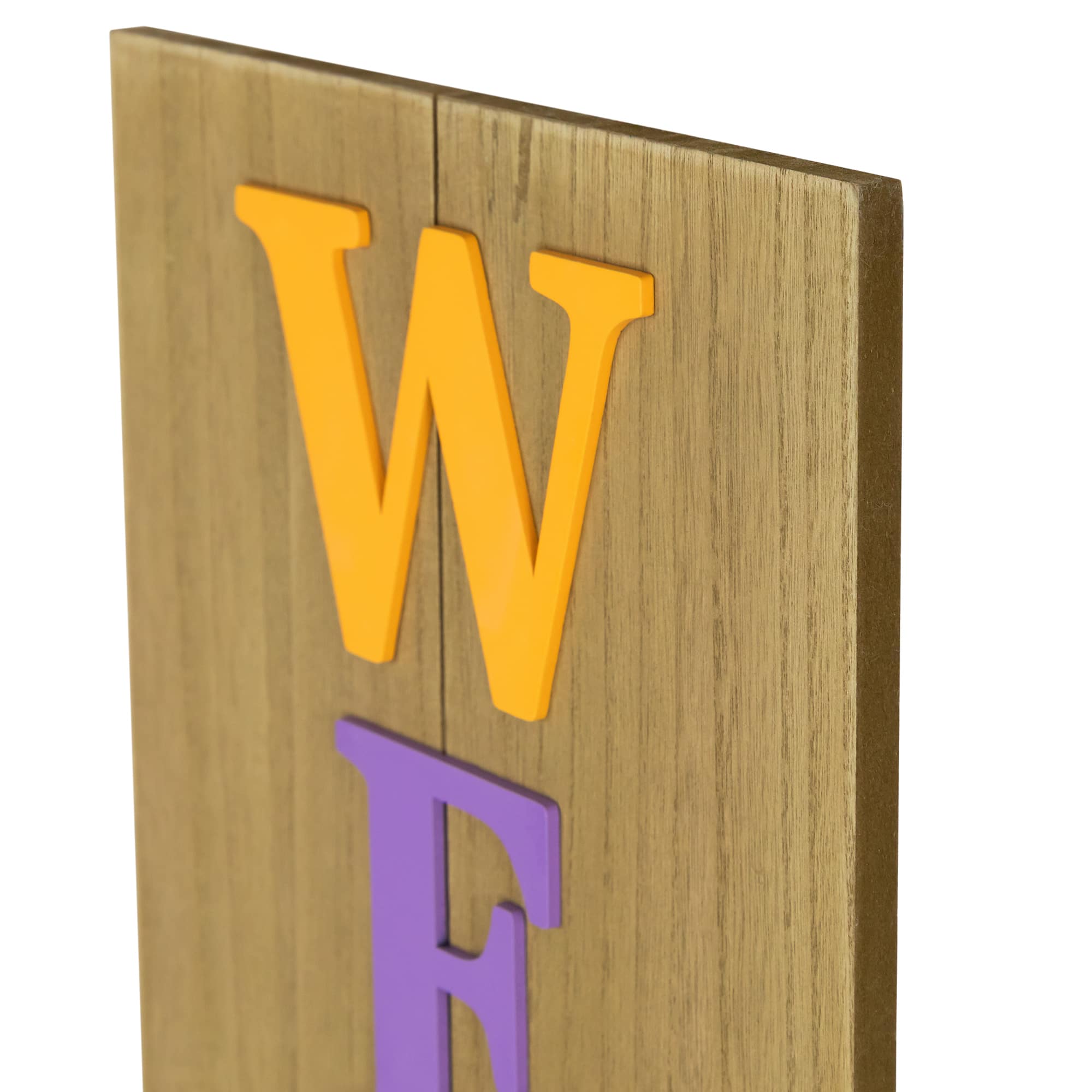 3.25ft. Welcome Wooden Easter Bunny Porch Board Sign