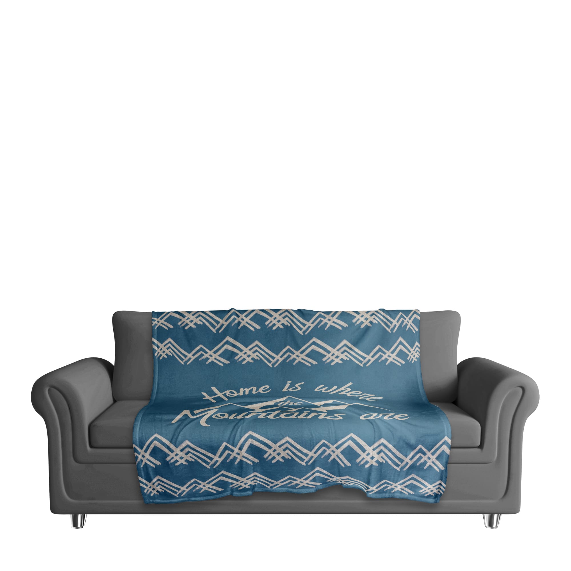 Home Mountains 50x60 Coral Fleece Blanket