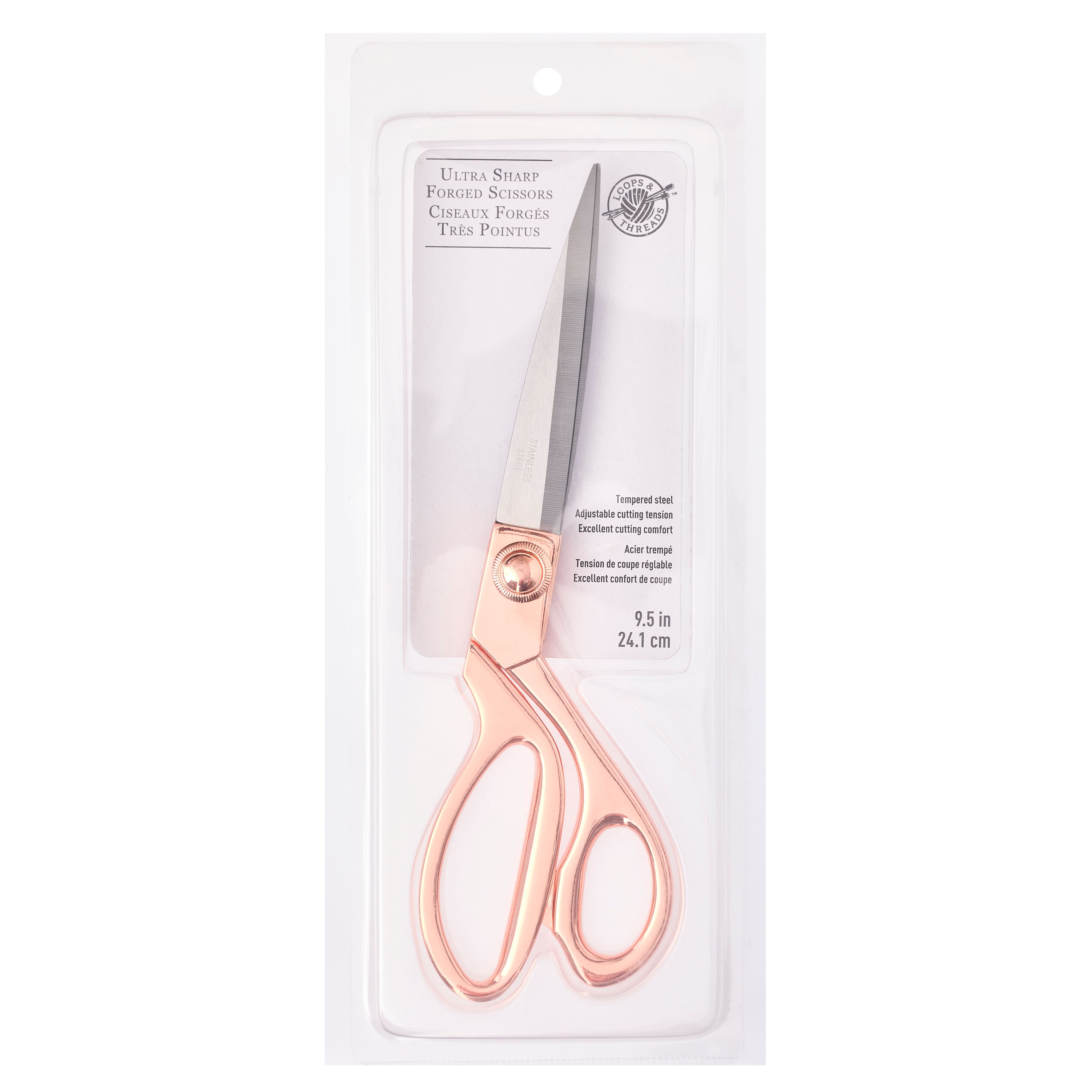 6 Pack: Ultra Sharp Forged Scissors by Loops & Threads™