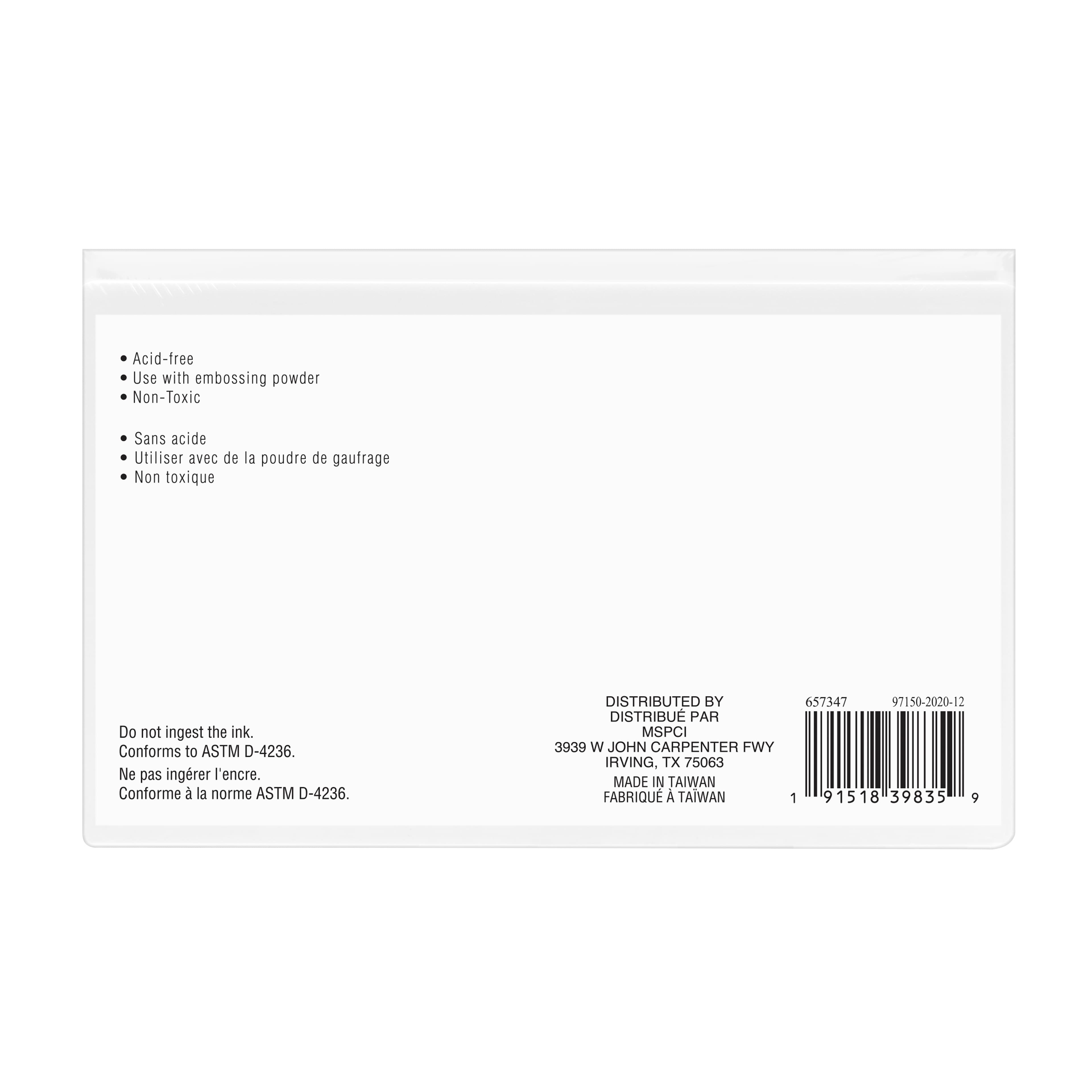 12 Pack: Black Pigment Ink Pad by Recollections®