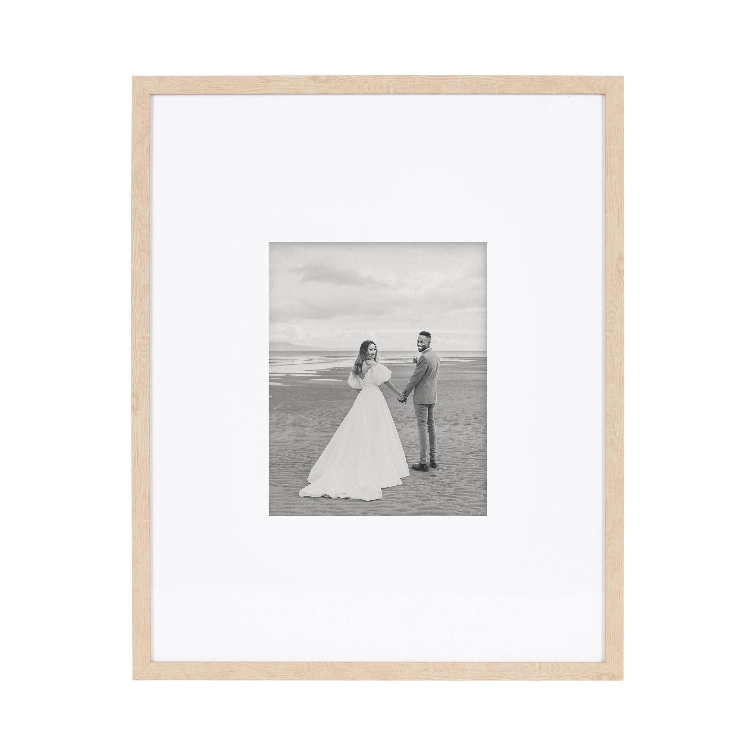 Kate and Laurel Gallery 16" x 20" Photo Picture Frames with 8" x 10" Mat, 3ct.
