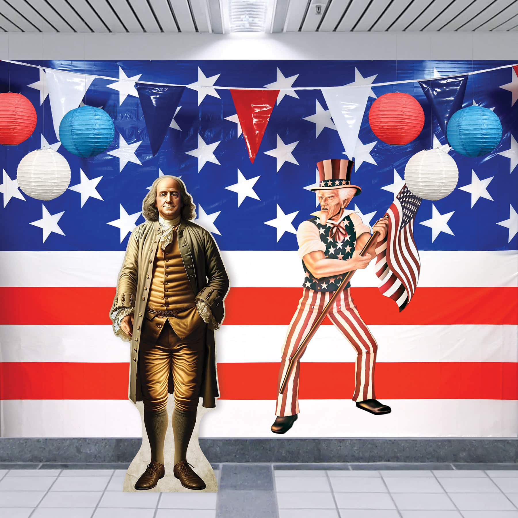 Beistle 6ft. Ben Franklin Stand Up
