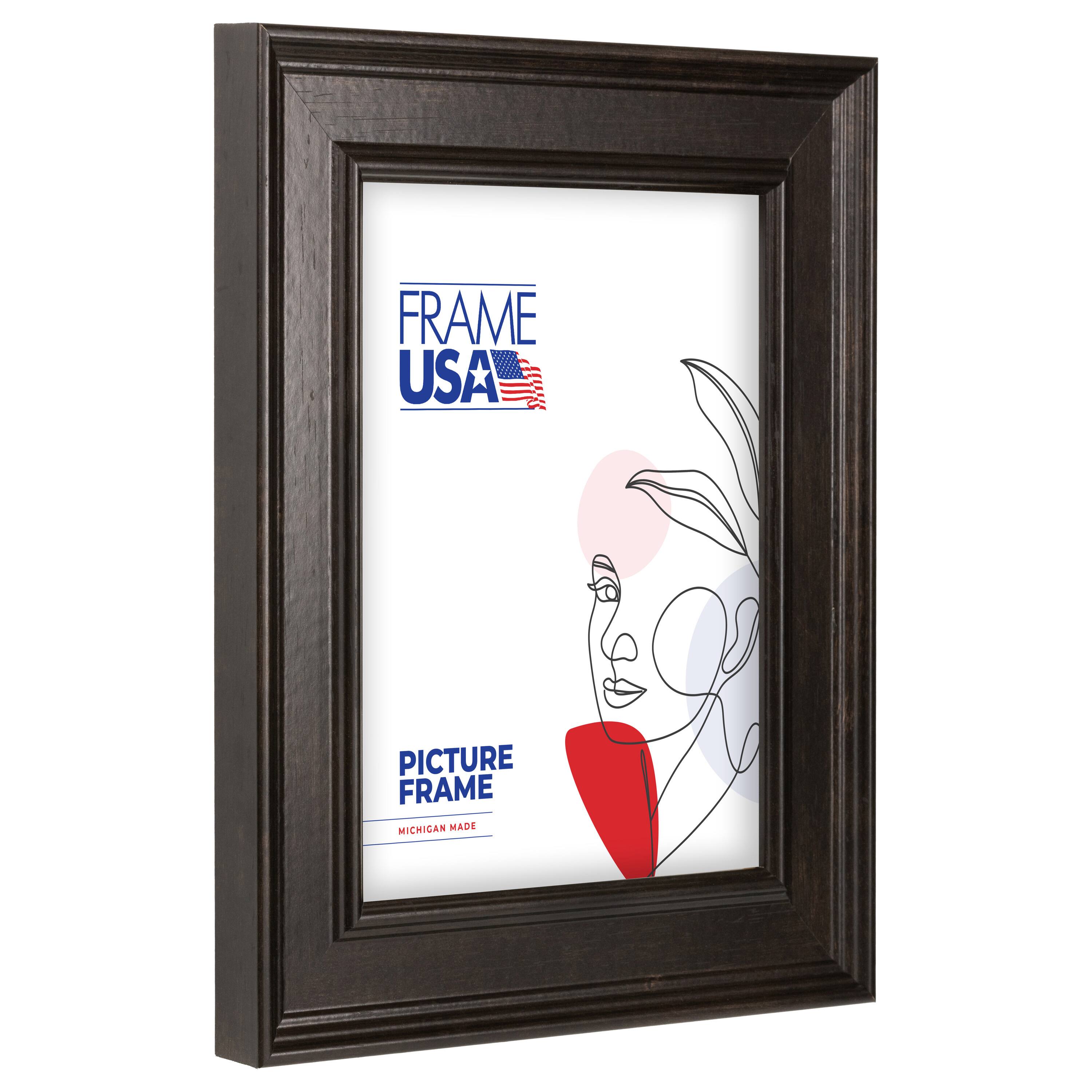 Frame USA Café Beveled Espresso Single Image Picture Frame