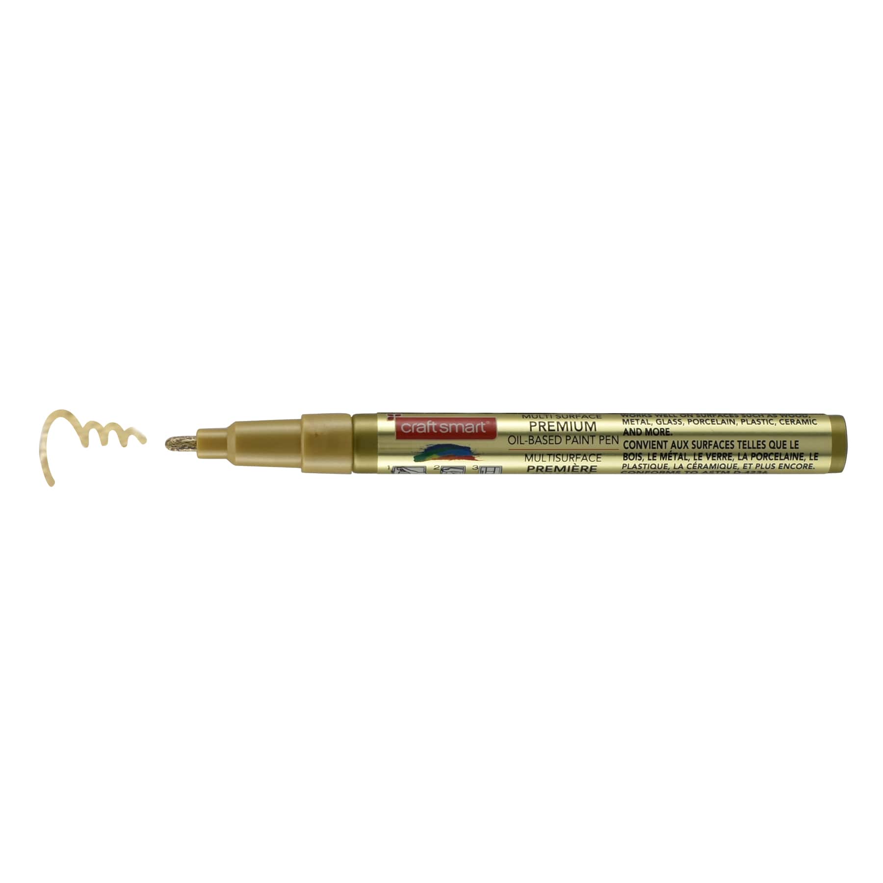Metallic Fine Tip Multi-Surface Premium Oil-Based Paint Pen by Craft Smart®