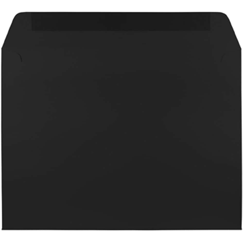 JAM Paper 9" x 12" Smooth Black Booklet Premium Envelopes, 25ct.