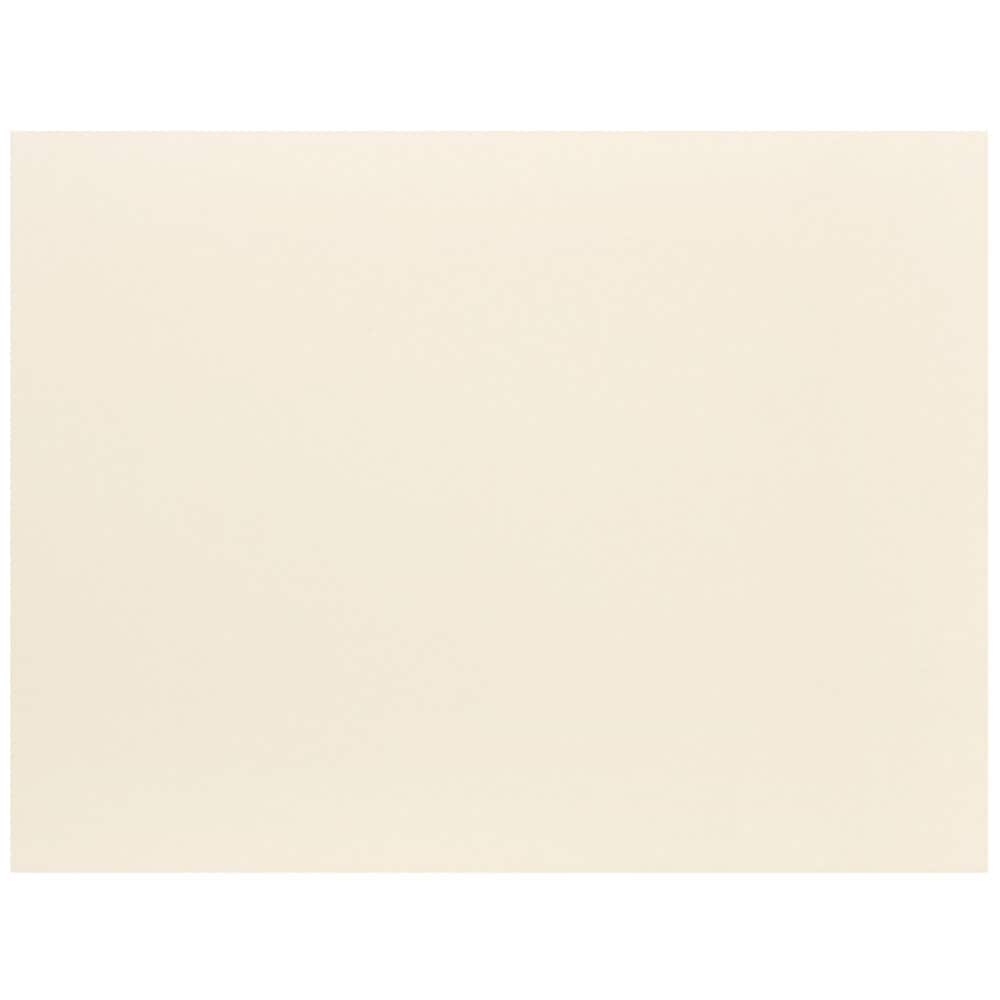 JAM Paper 4.25" x 5.5" Ivory Blank Flat Note Cards