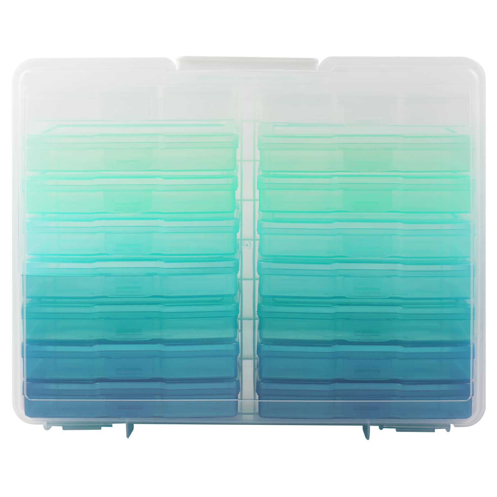 8 Pack: Blue Ombre Photo & Craft Keeper by Simply Tidy®