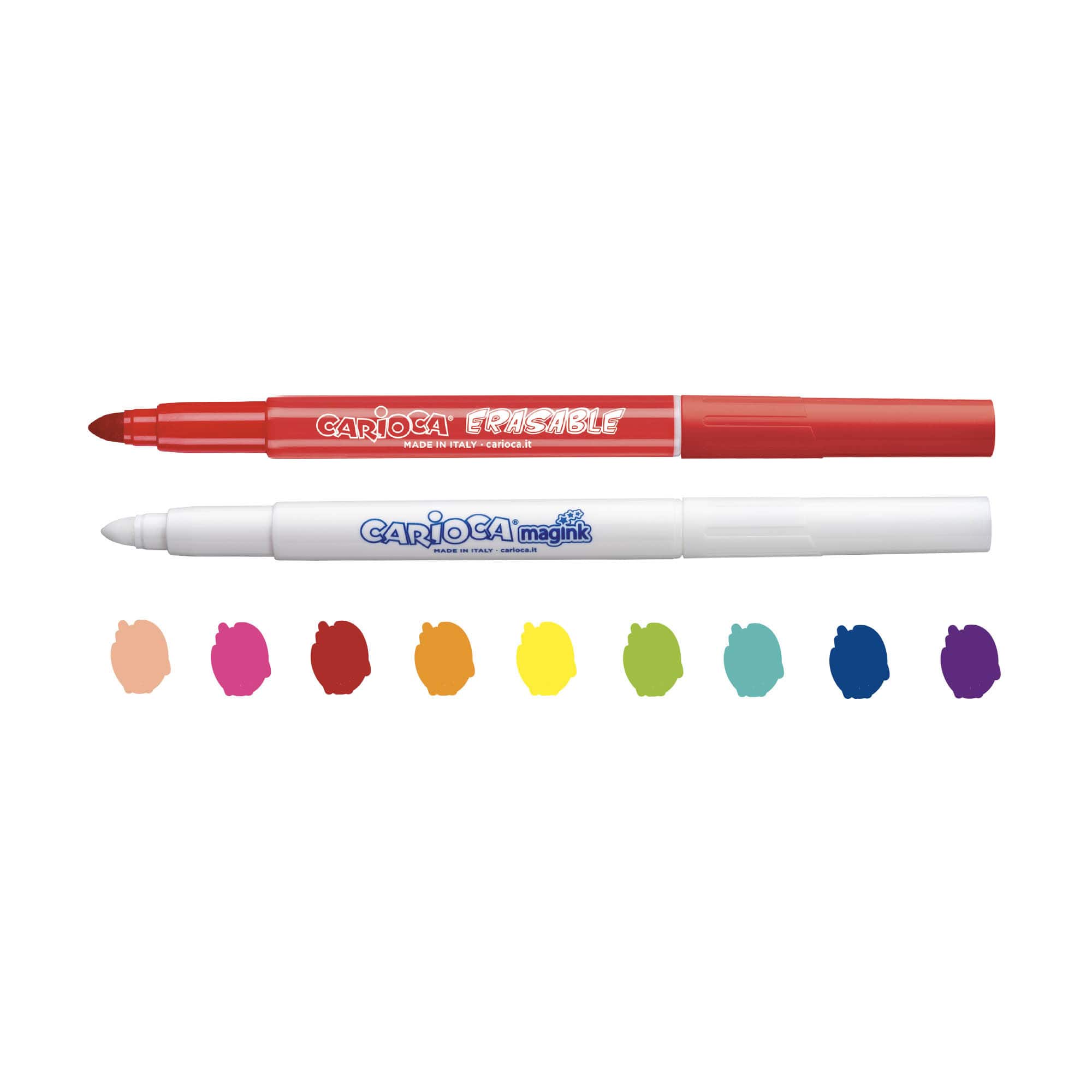 CARIOCA® 6mm Magic Erasable Felt Tip Pen Set