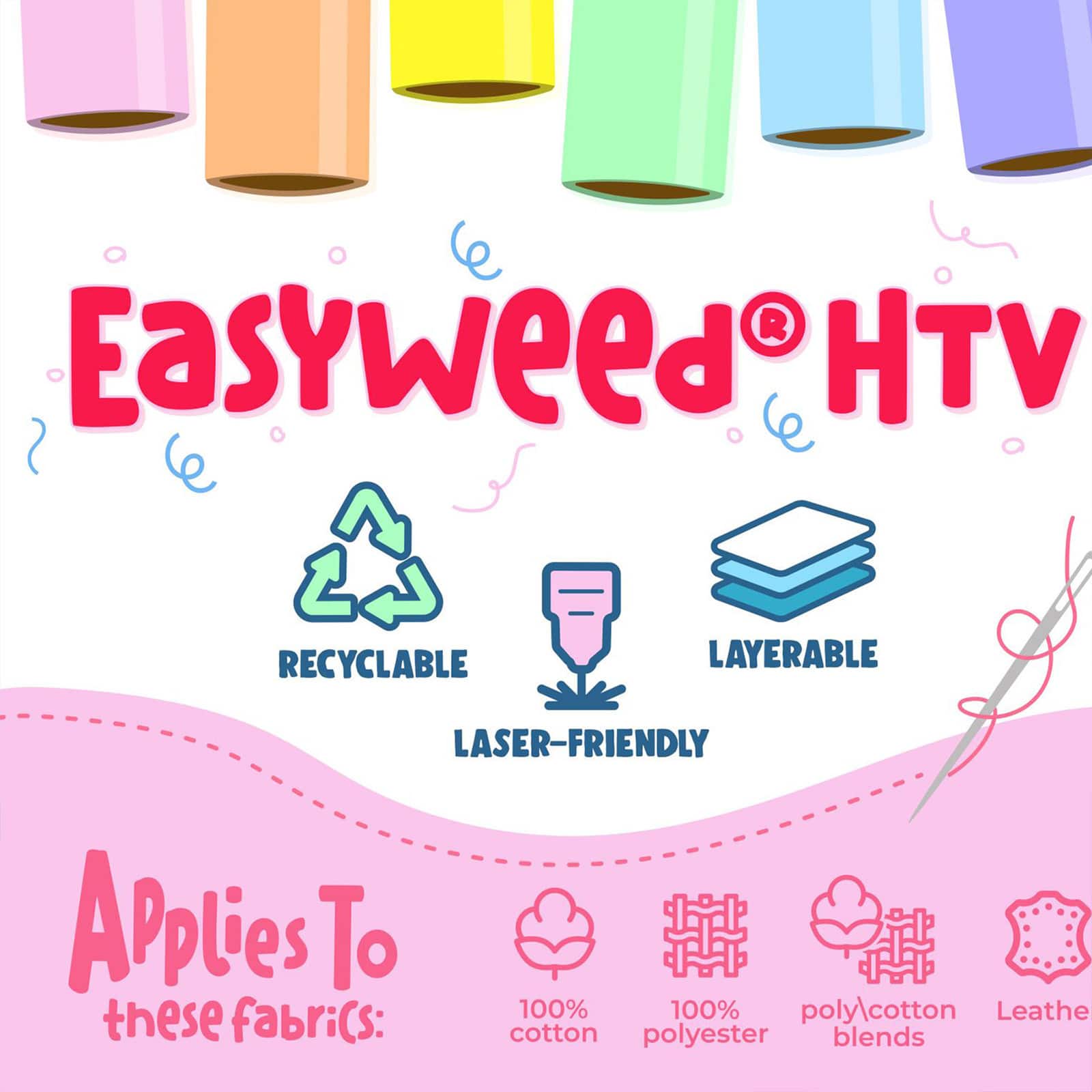Siser® EasyWeed® Heat Transfer Vinyl Mega Roll, 60"