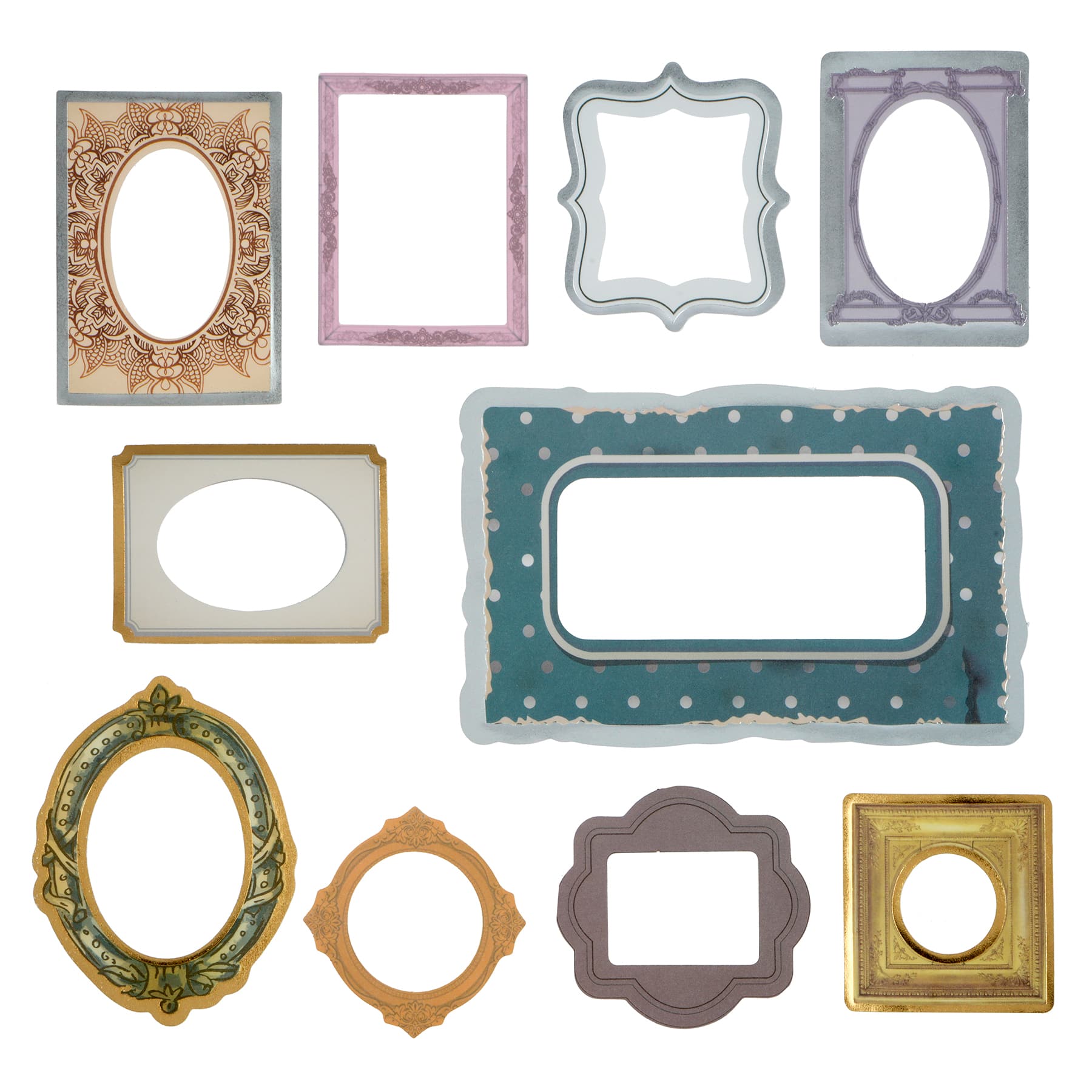 12 Pack: Frames Vellum Ephemera by Recollections™