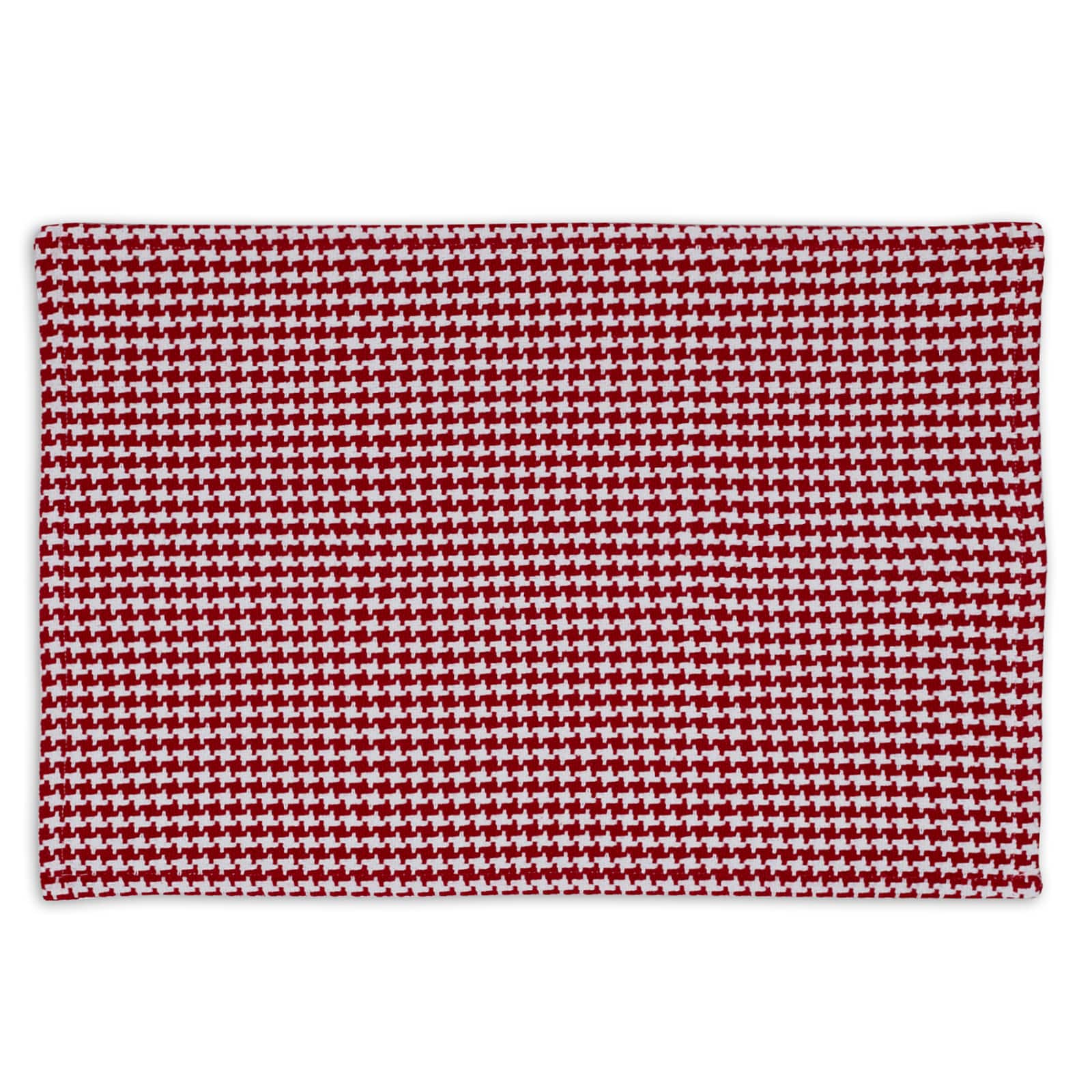 Tango Houndstooth Placemat Set, 13" x 19", 6 Piece