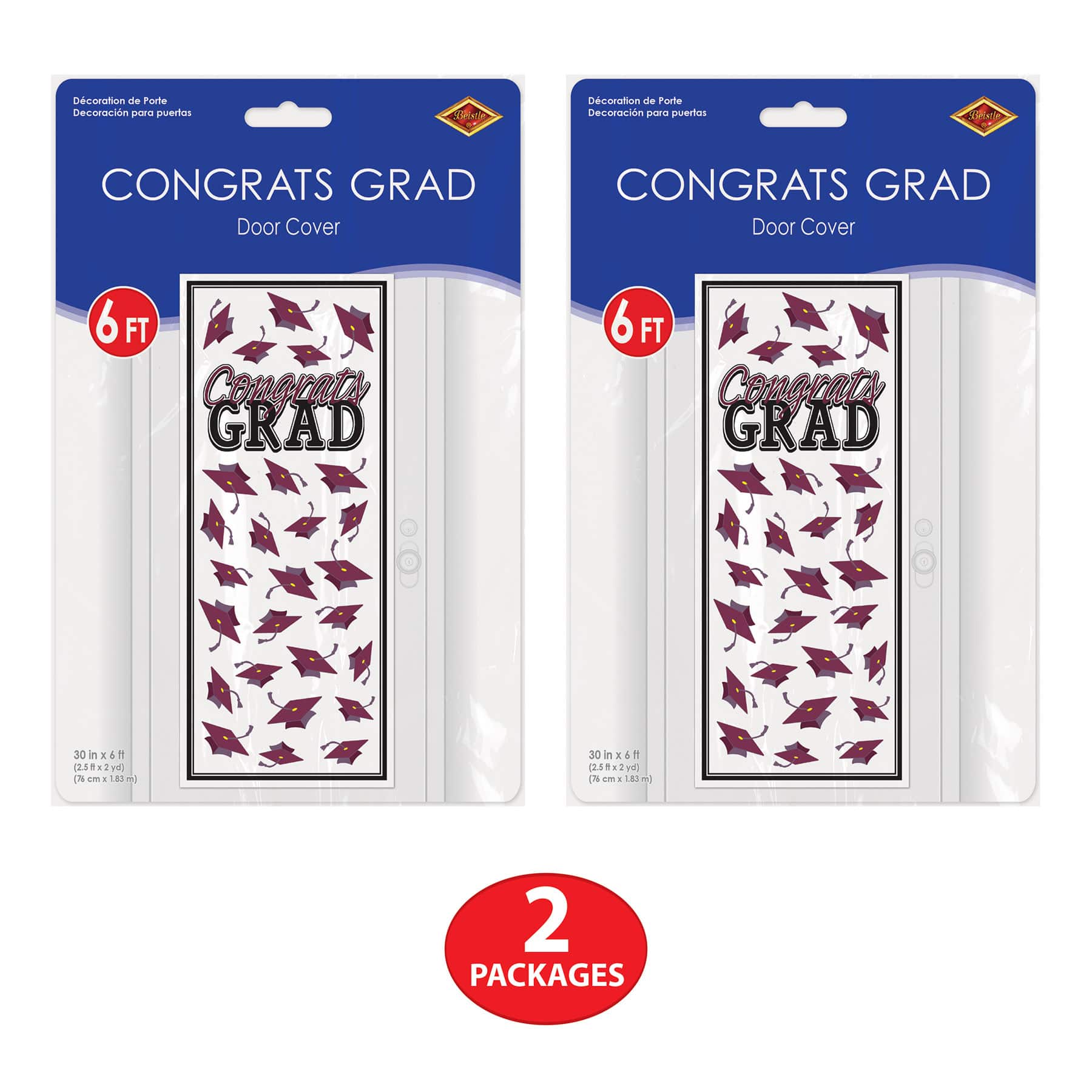 Beistle Congrats Grad Door Covers