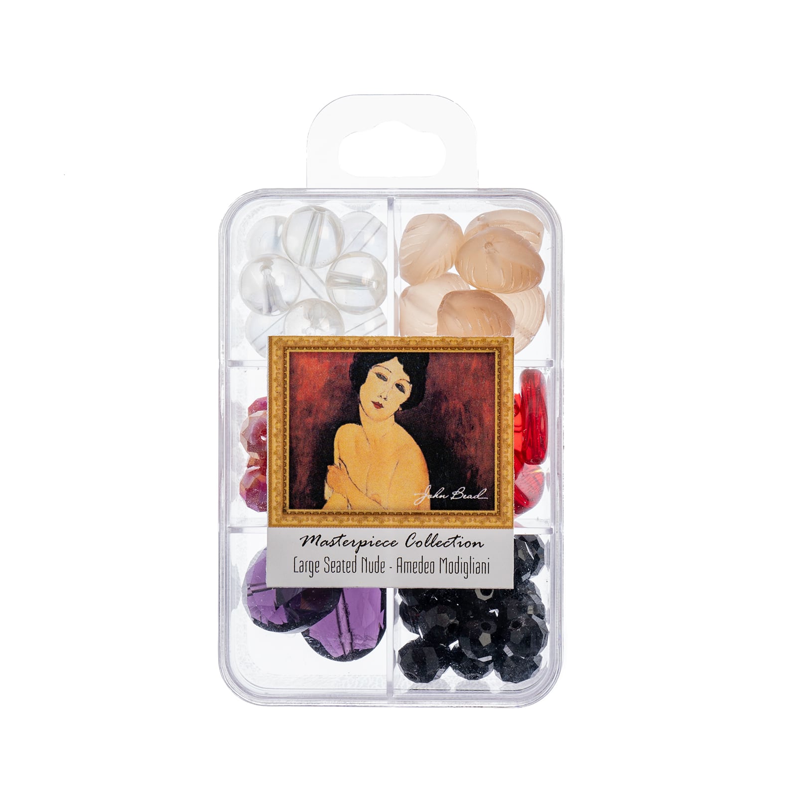 John Bead Masterpiece Collection Glass Bead Box Mix