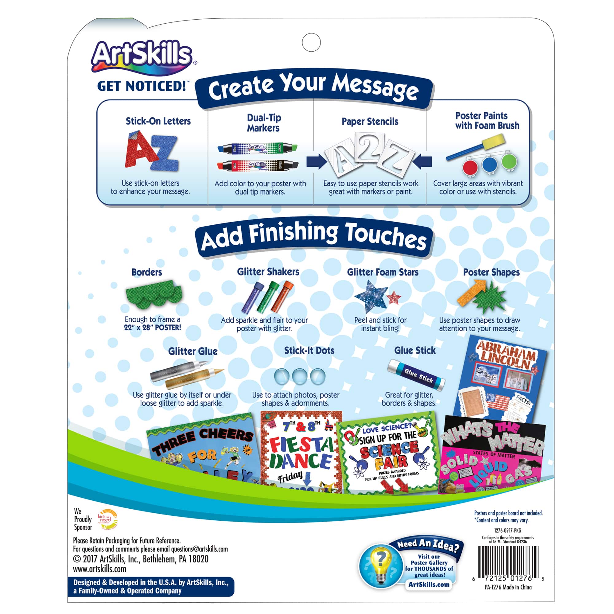 ArtSkills® 274 Piece Complete Poster Making Kit