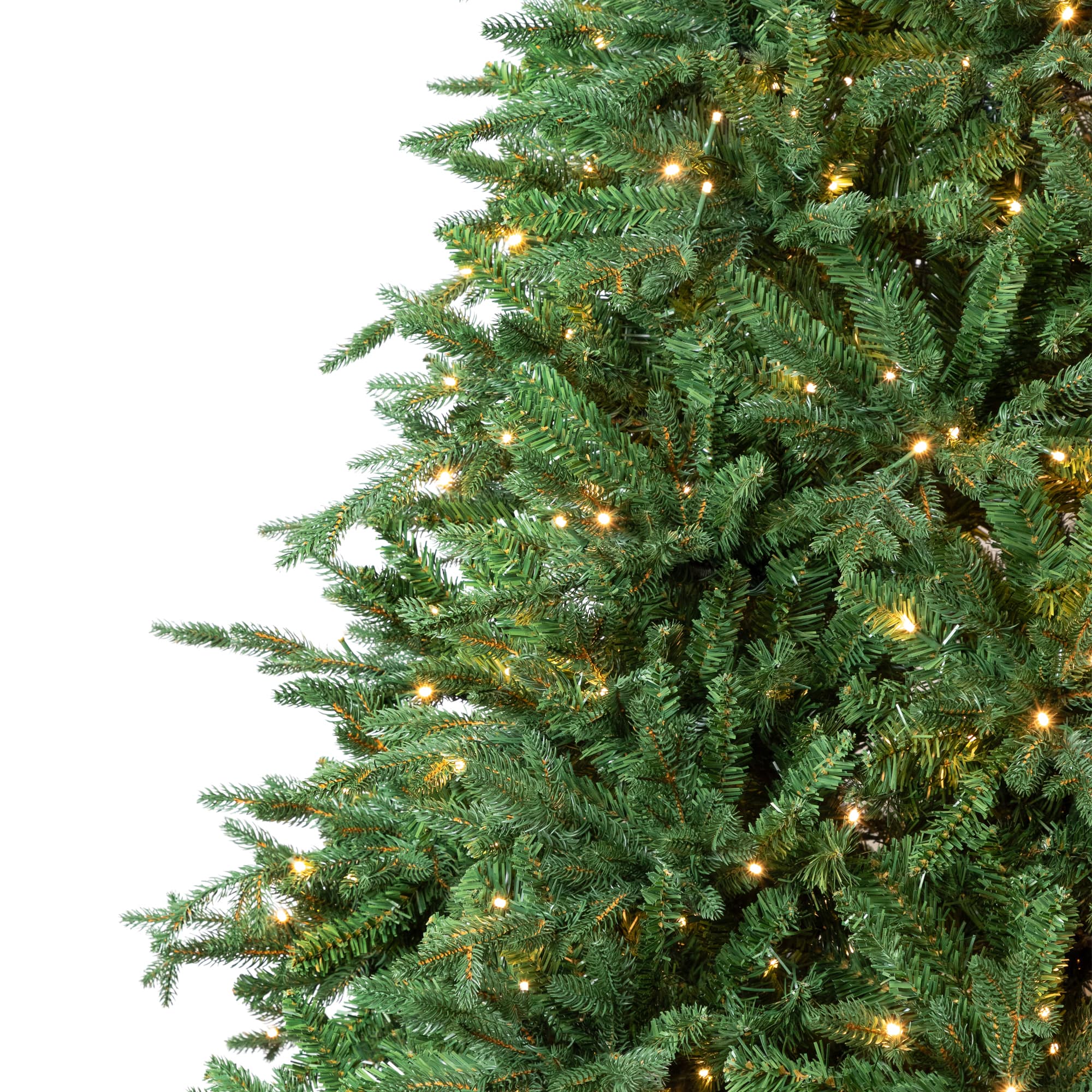 12ft. Pre-Lit Cumberland Pine Artificial Christmas Tree, Warm White LED Lights