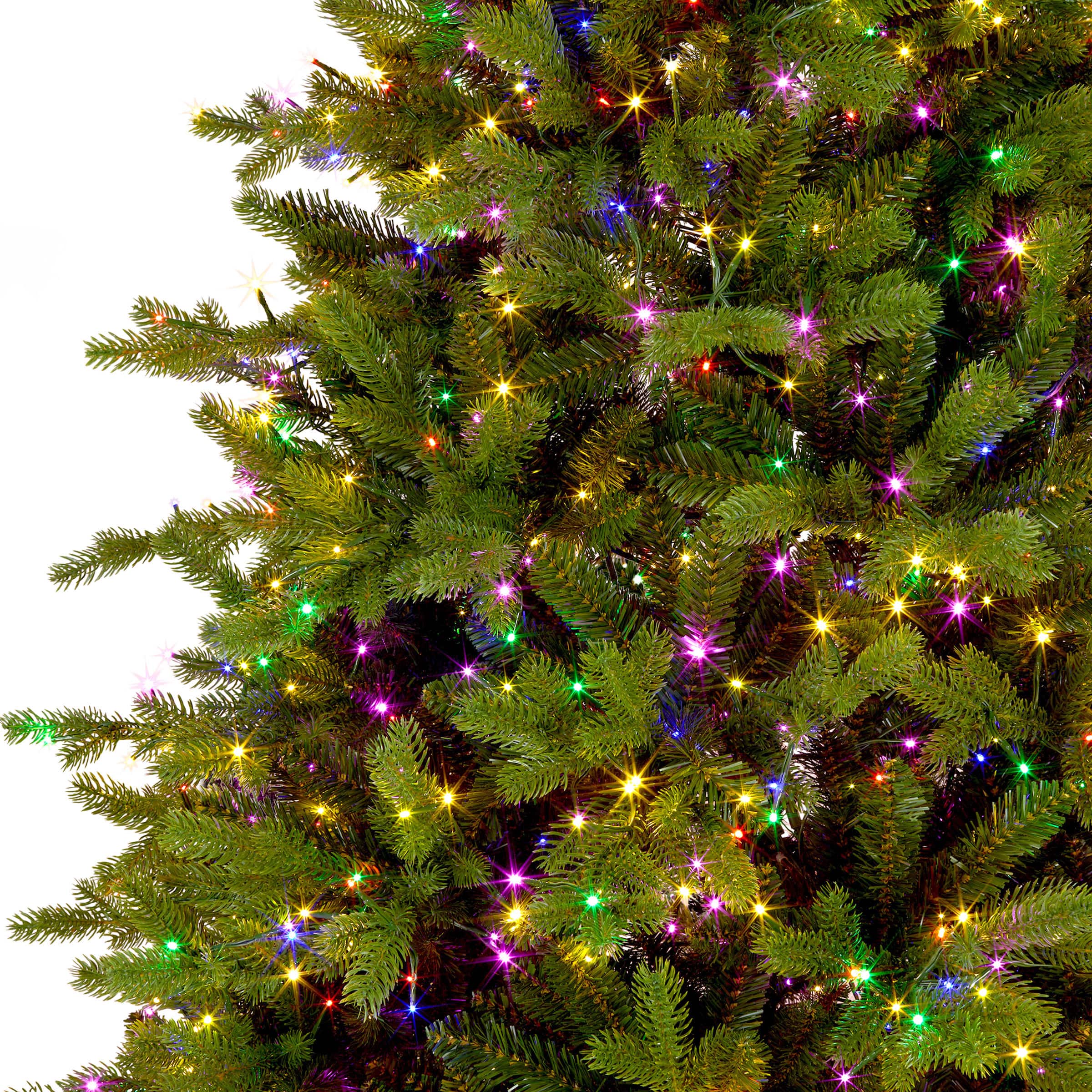 7.5ft. Pre-Lit Princeton Fraser Fir Artificial Christmas Tree, Cosmic™ Spectrum LED Lights