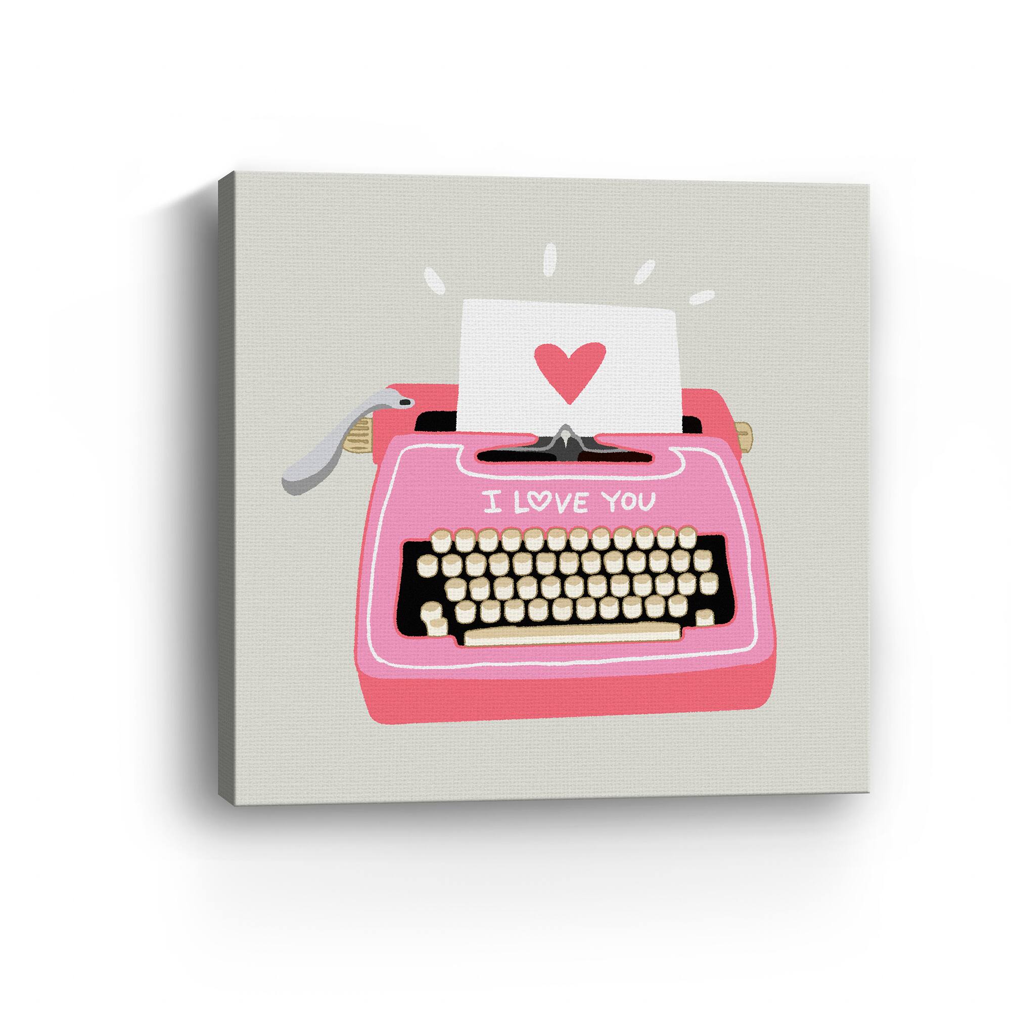 Love Writer Canvas Giclée Art