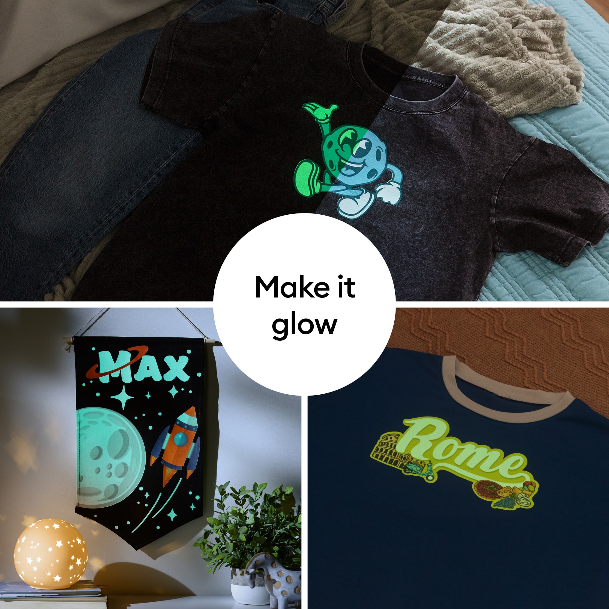 Cricut® Printable Iron-On Glow-in-the-Dark Kit