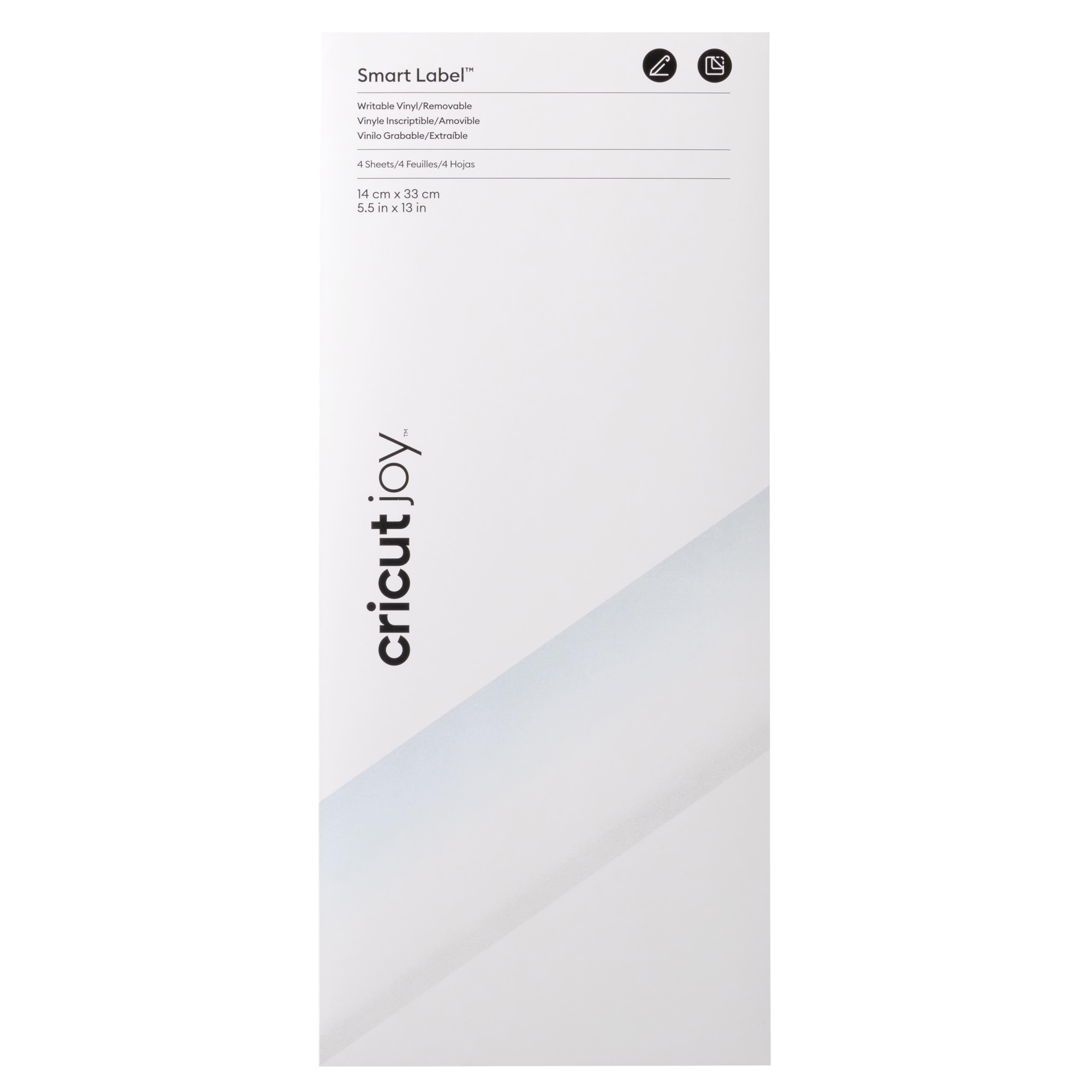 Cricut Joy™ Smart Label™ Removable Writable Vinyl, Transparent