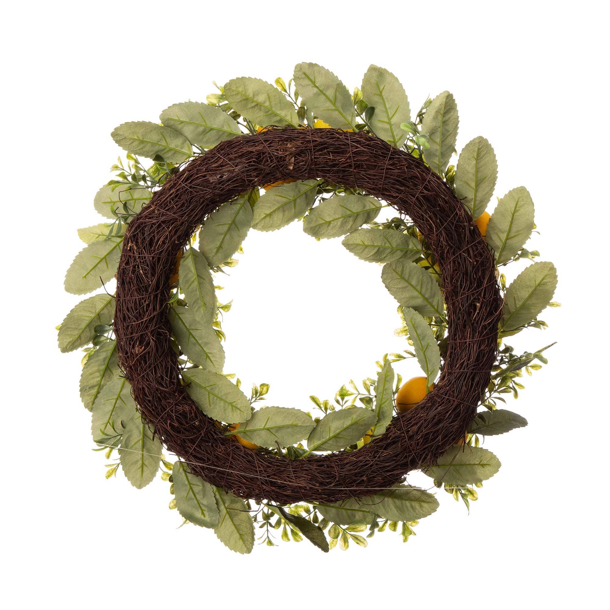 Glitzhome® 22'' Lemon Wreath