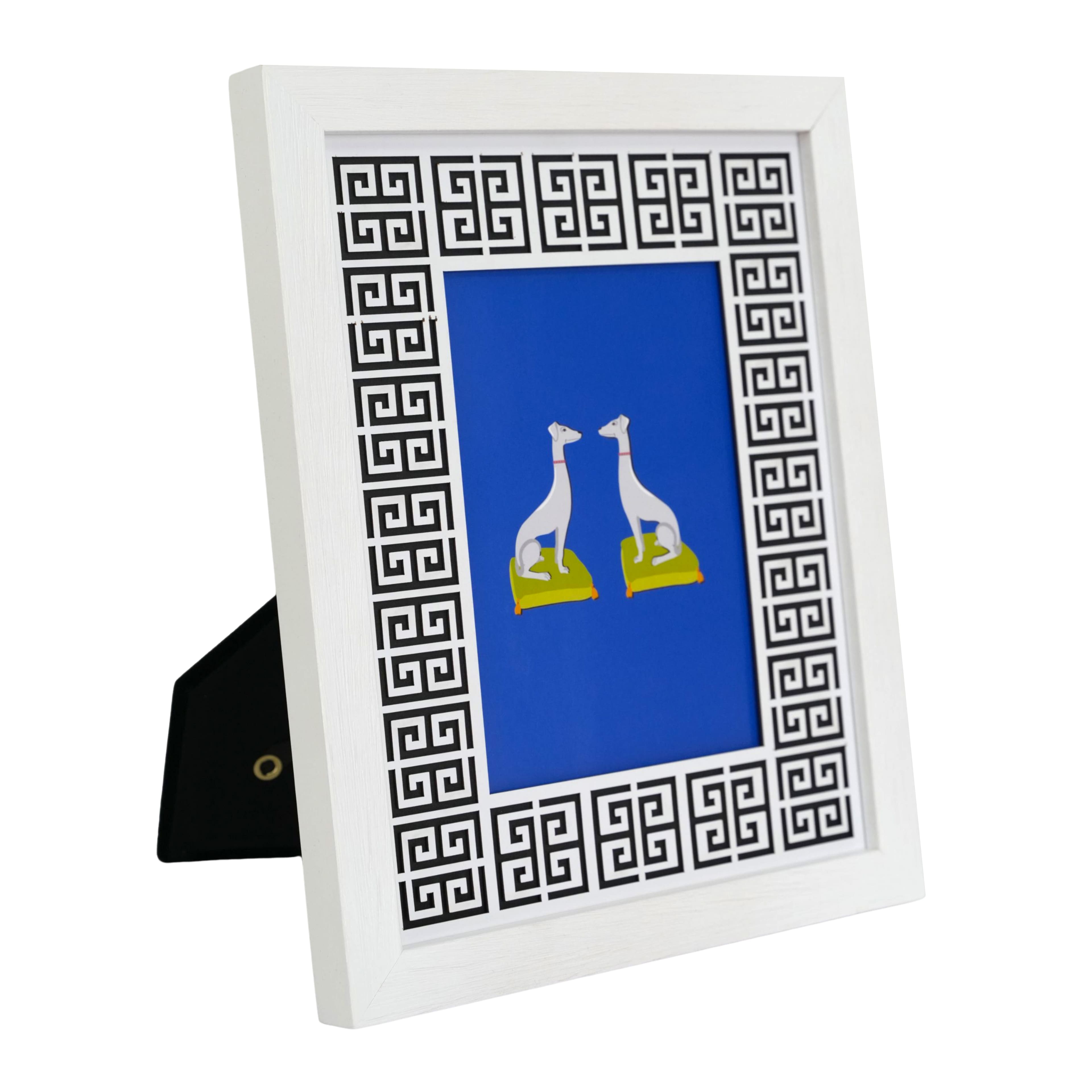 Jonathan Adler x Michaels 5" x 7" Black & White Greek Key Matted Wood Tabletop Frame