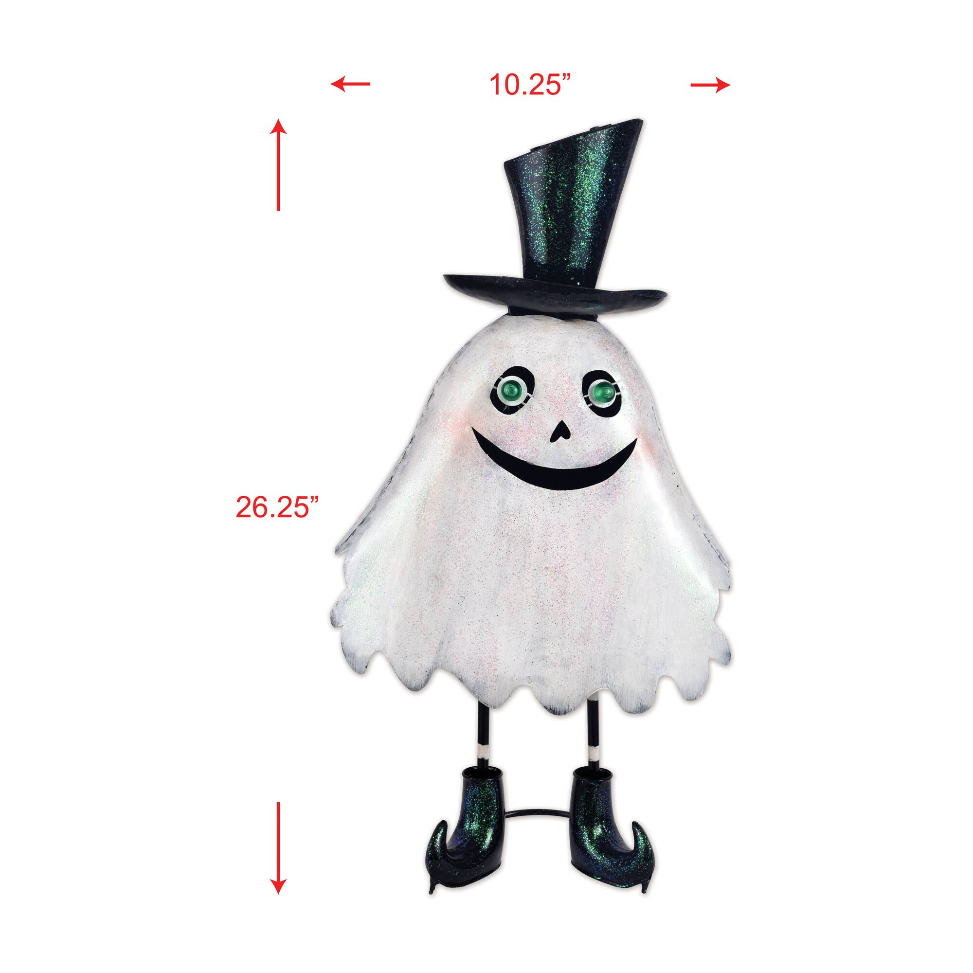 Sunset Vista Designs® 26.25" Whimsical Seymour Solar Ghost Garden Sculpture