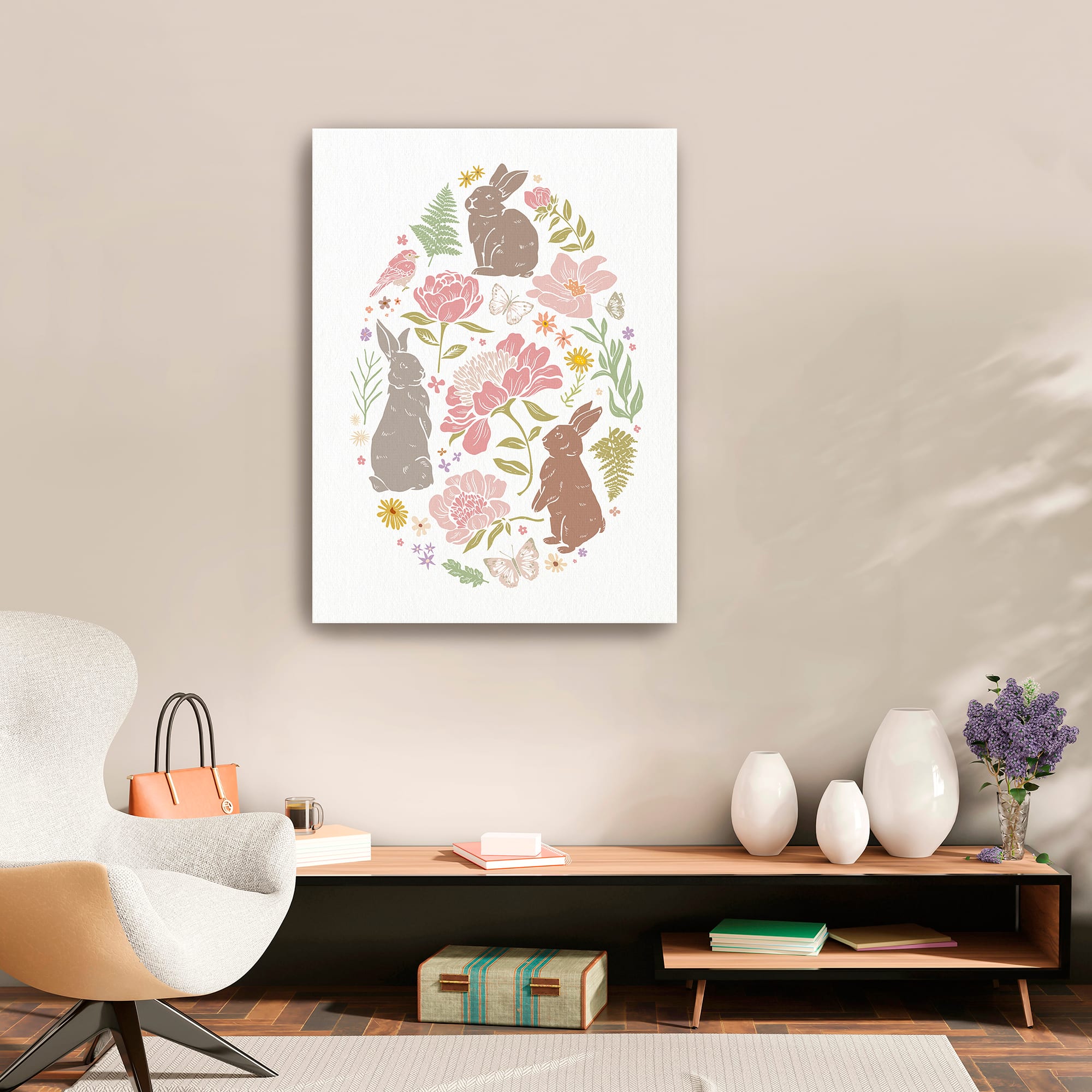 Lumaprints Spring egg Canvas Giclée Art