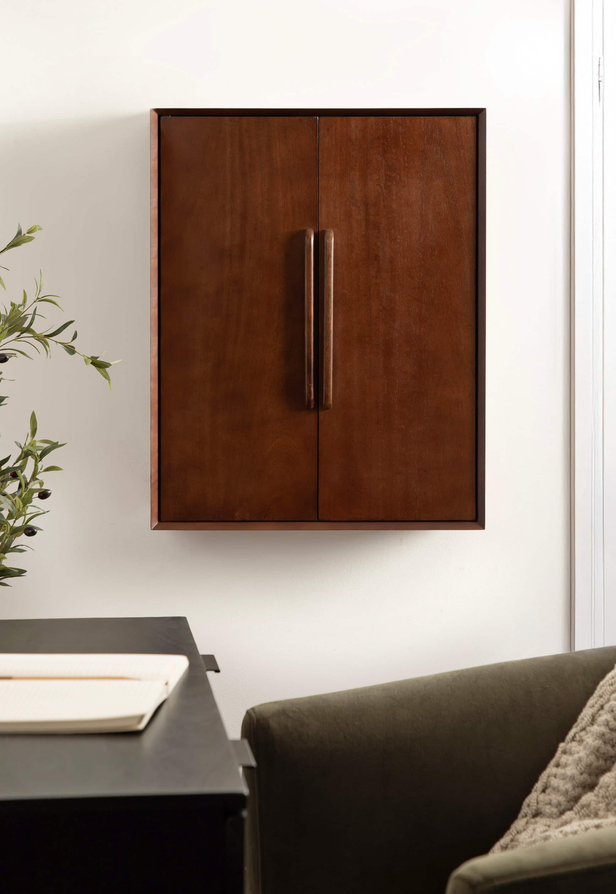 Kate and Laurel McCutcheon Floating Bathroom Cabinet
