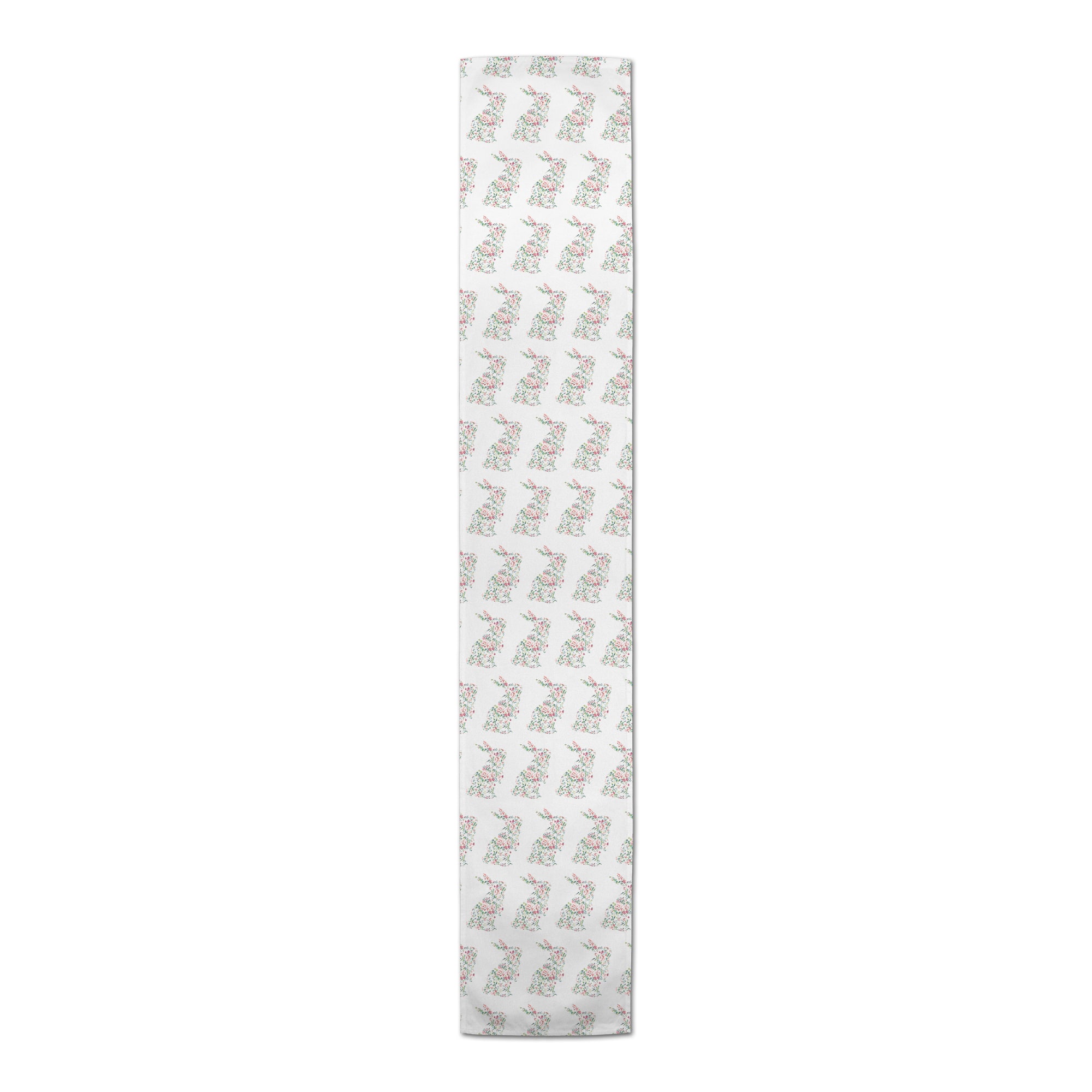 90'' Floral Rabbit Pattern Table Runner