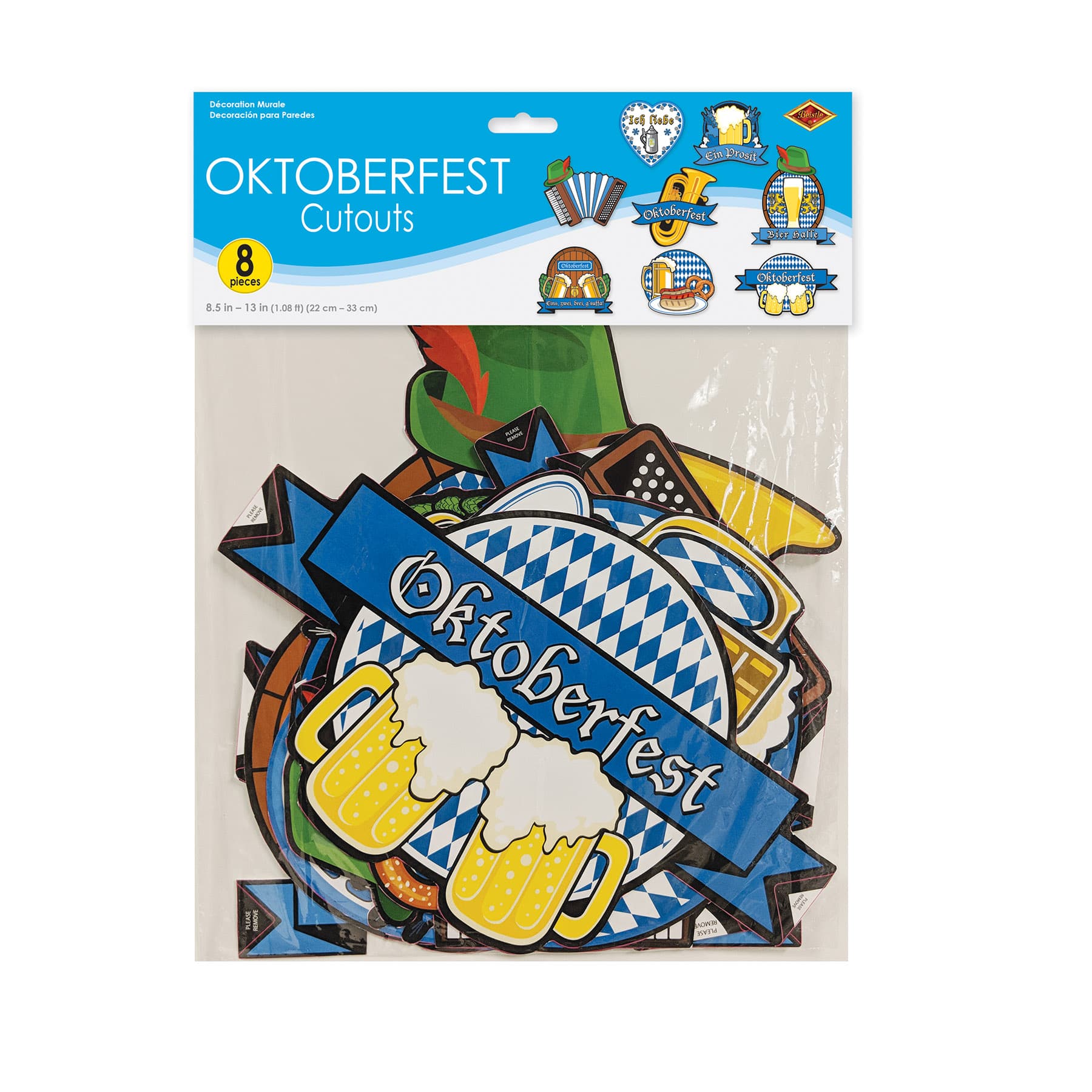 Beistle Oktoberfest Cutouts Set