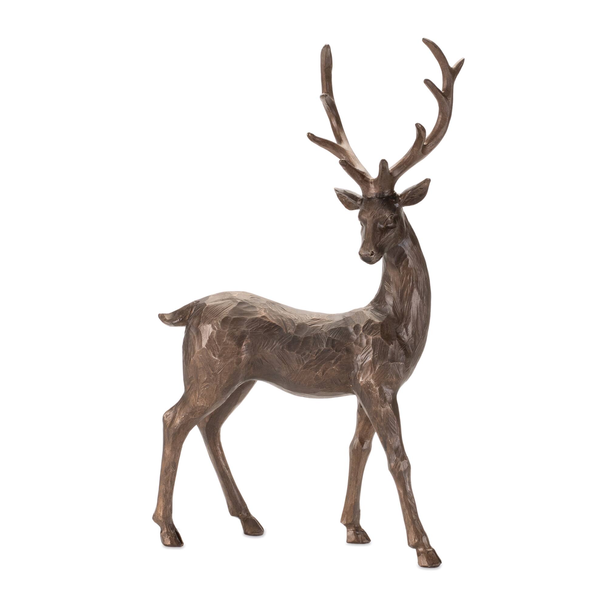 Winter Deer Figurine Set