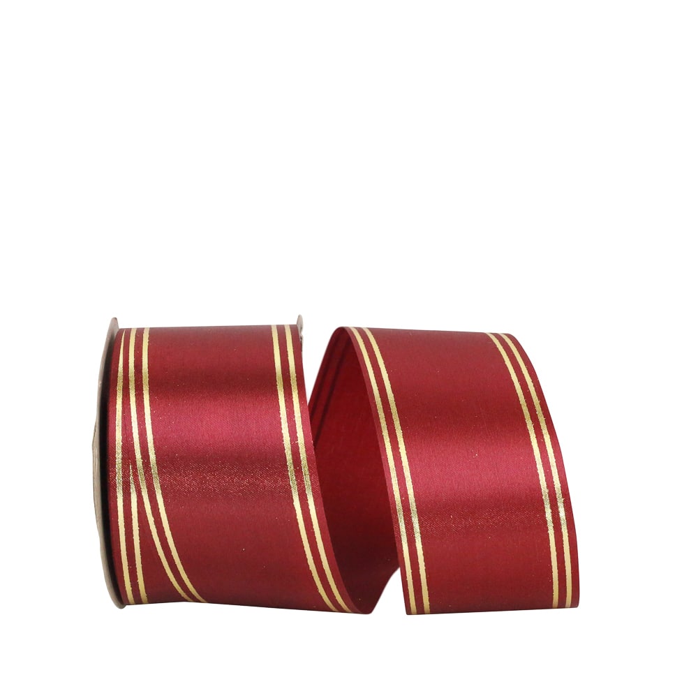 The Ribbon Roll 2.5" x 50yd. Quad Stripe Ribbon