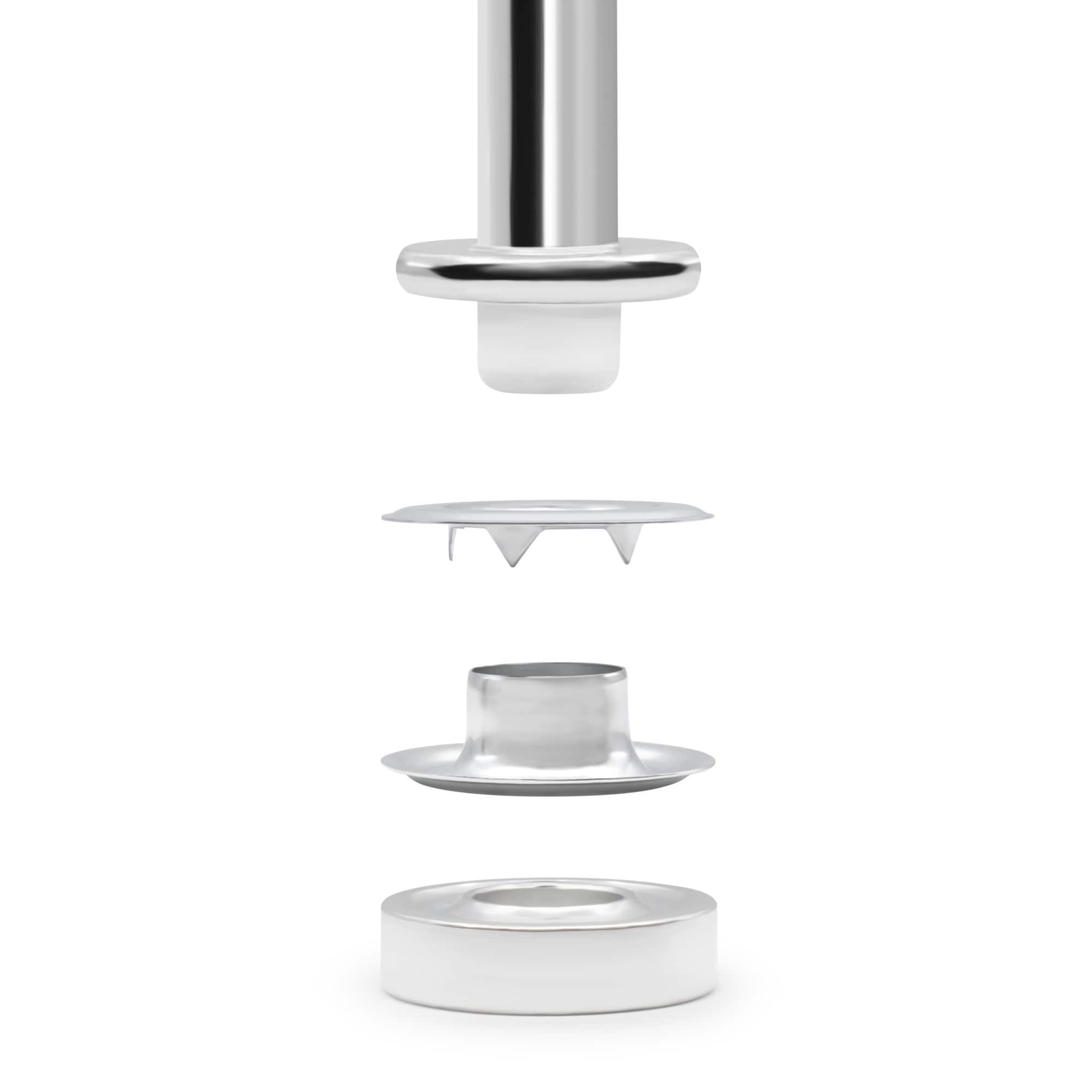 Dritz Home 7/16" Zinc-Plated Brass Grommet Kit