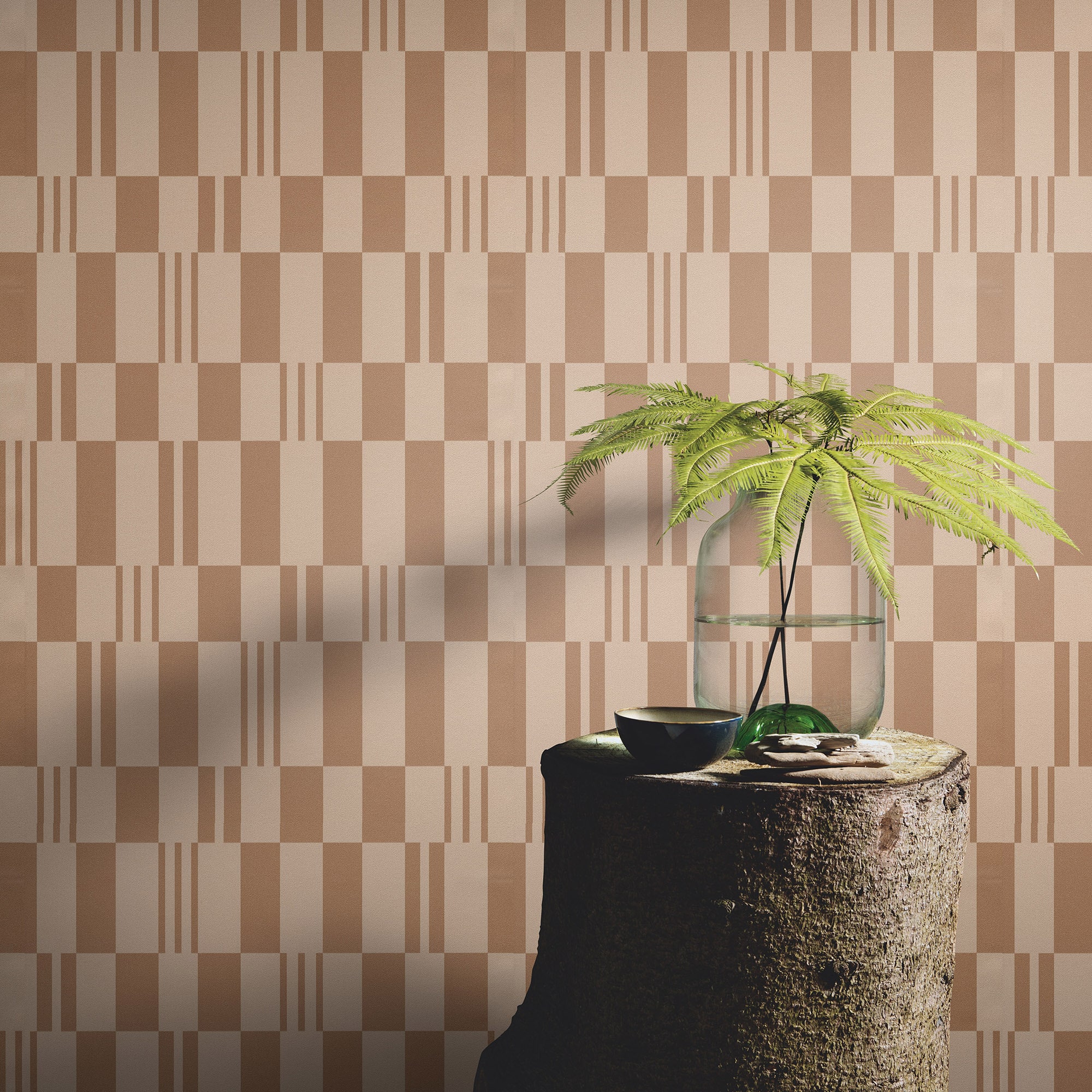 Designs Direct Sun Geo Stripe Wallpaper