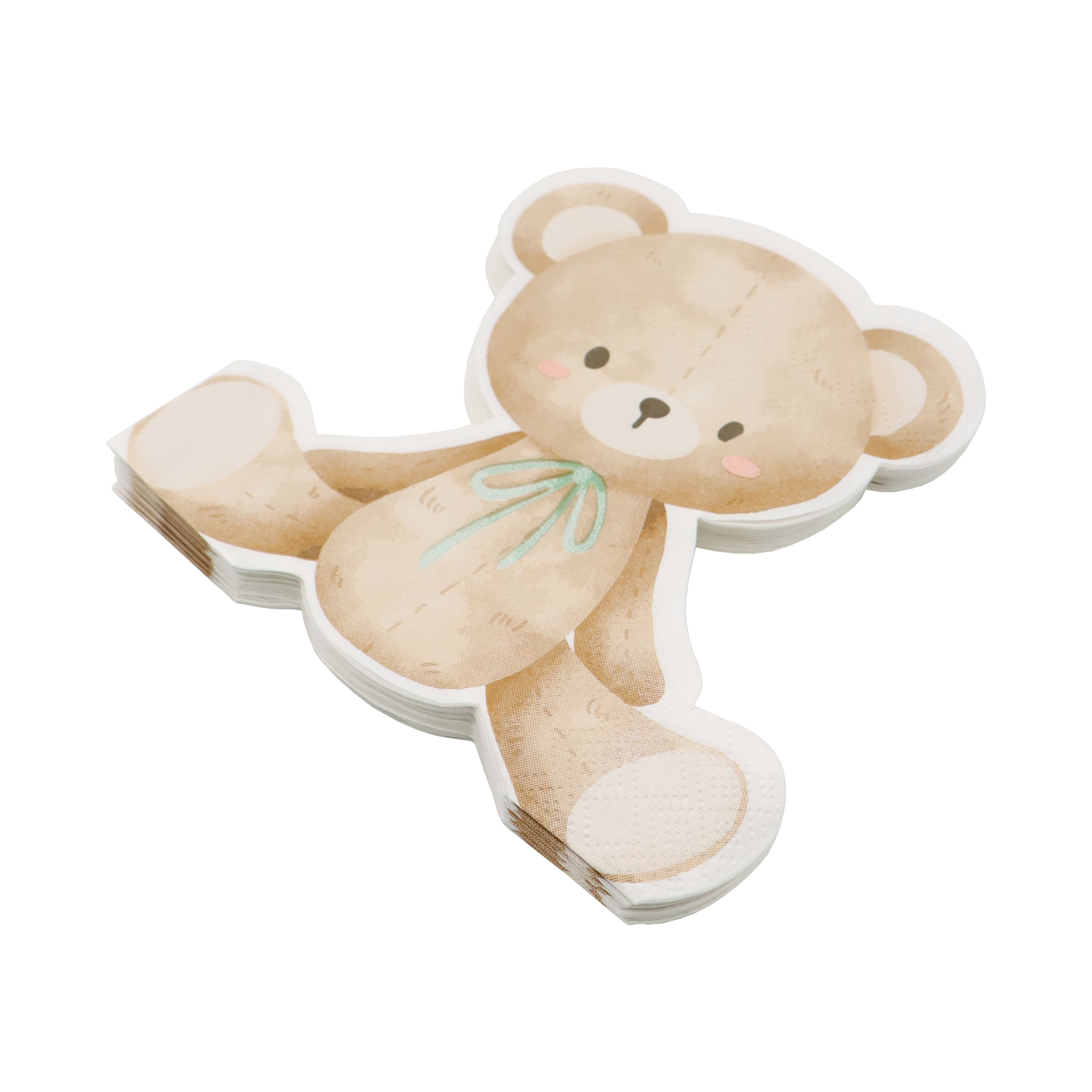 24 Packs: 20 ct. (480 total) Bear Shaped Beverage Napkins by Celebrate It™