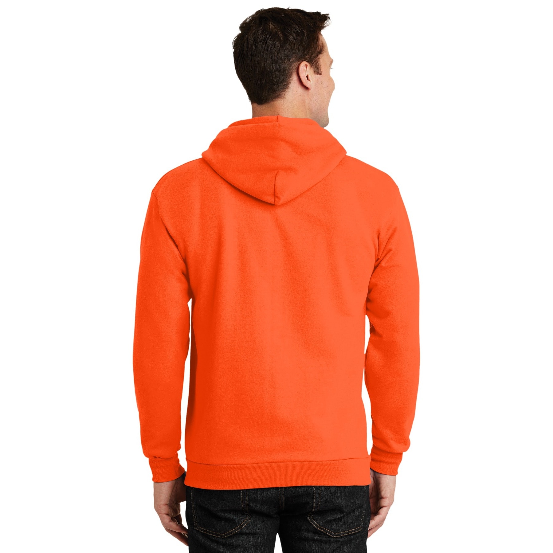 Port & Company® Tall Essential Fleece Full-Zip Hooded Sweatshirt