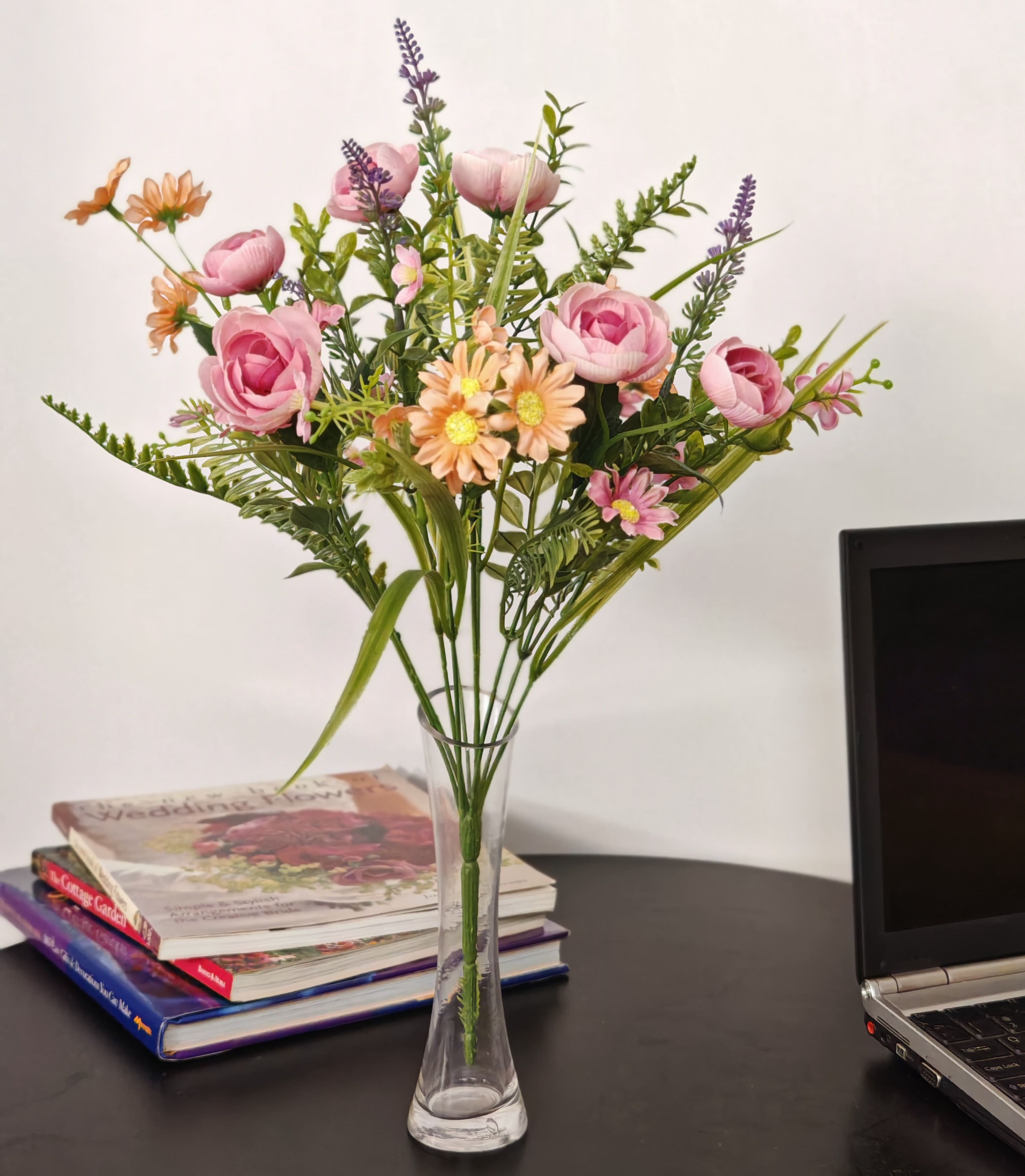 18" Mini Ranunculus Mix Deluxe Bush by Ashland®