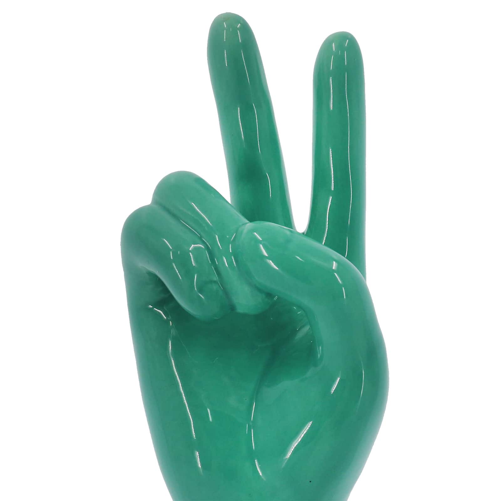 7.5" Blue Ceramic Peace Sign by Ashland®