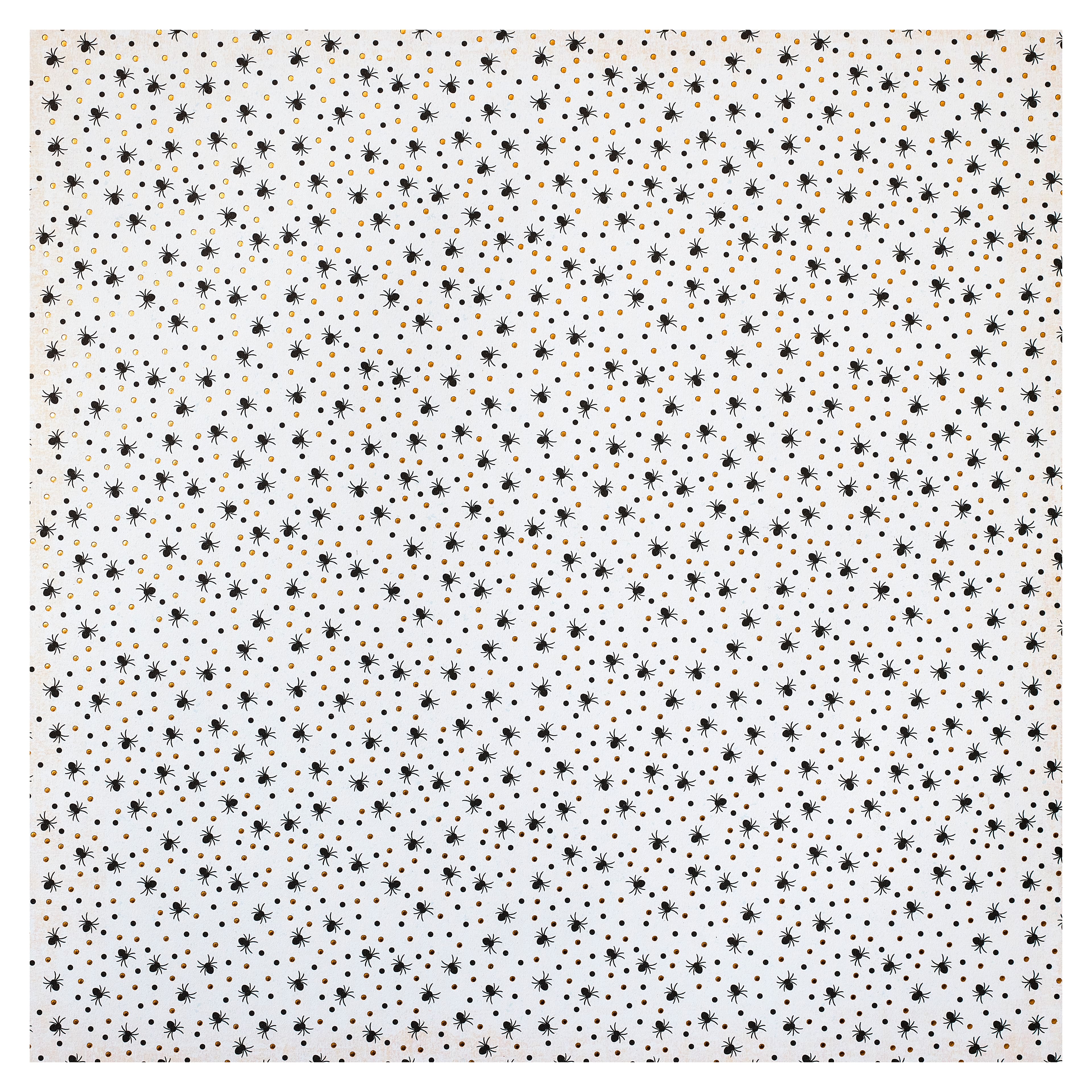 24 Pack: Halloween Spiders Double-Sided Paper by Recollections™, 12" x 12"